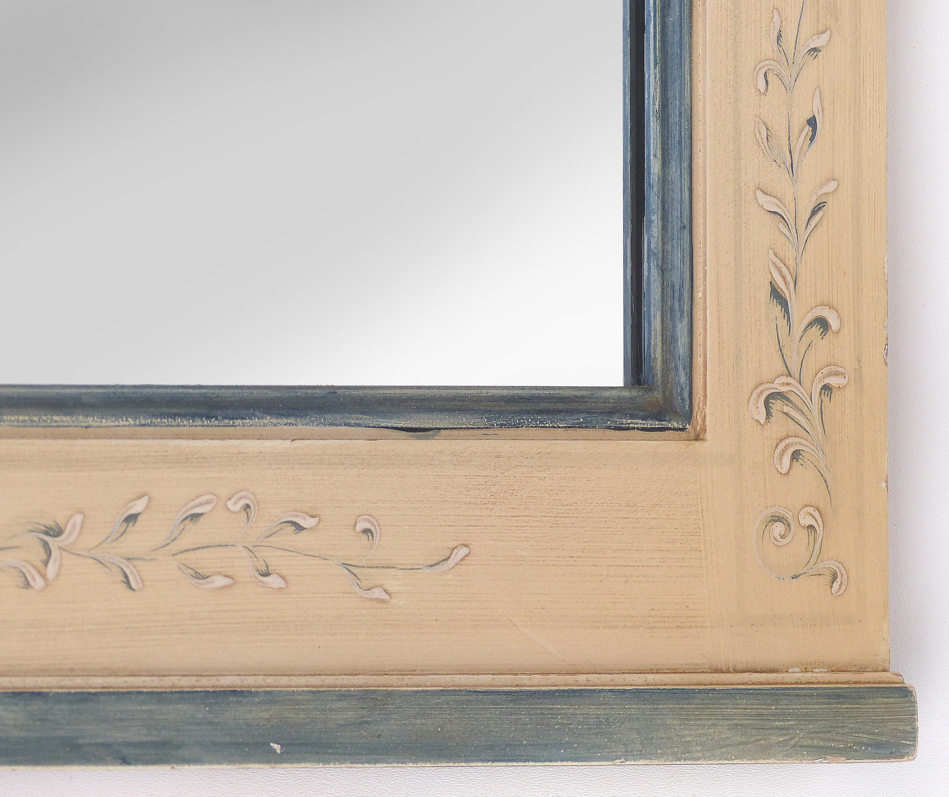 Miroir en bois peint à la main de John Widdicomb 1