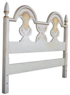John Widdicomb Italian Florentine Full Size Headboard French Provincial Bed