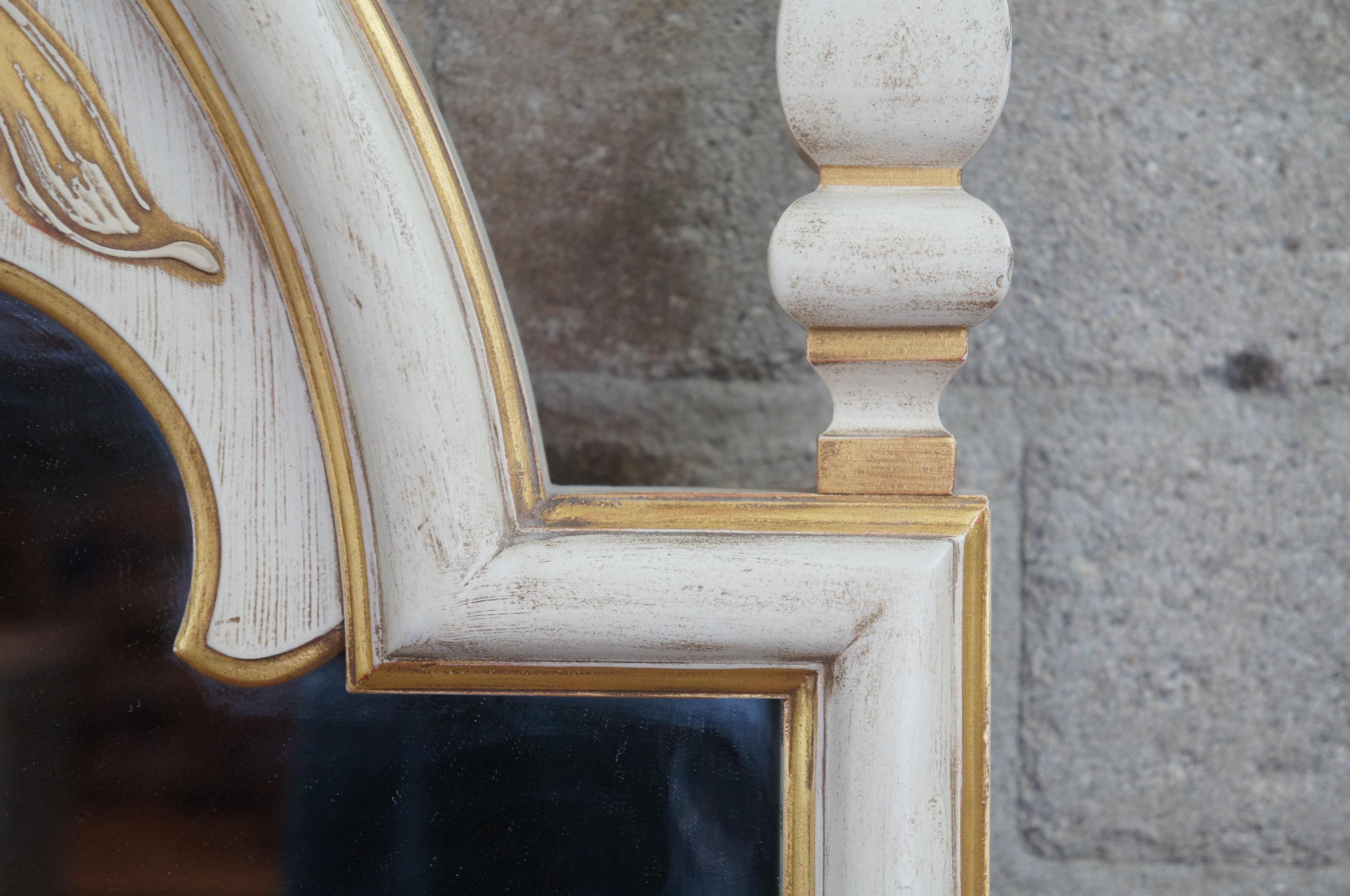 John Widdicomb Italian Florentine Wall Mirror Over Mantel French Provincial 3