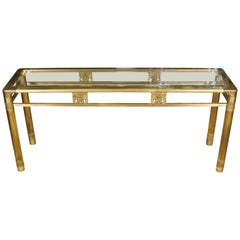 John Widdicomb Mastercraft Style Console Table