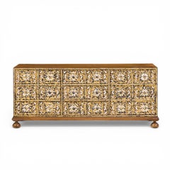 John Widdicomb Credenza Mediterranean Mid Century Treasure Chest