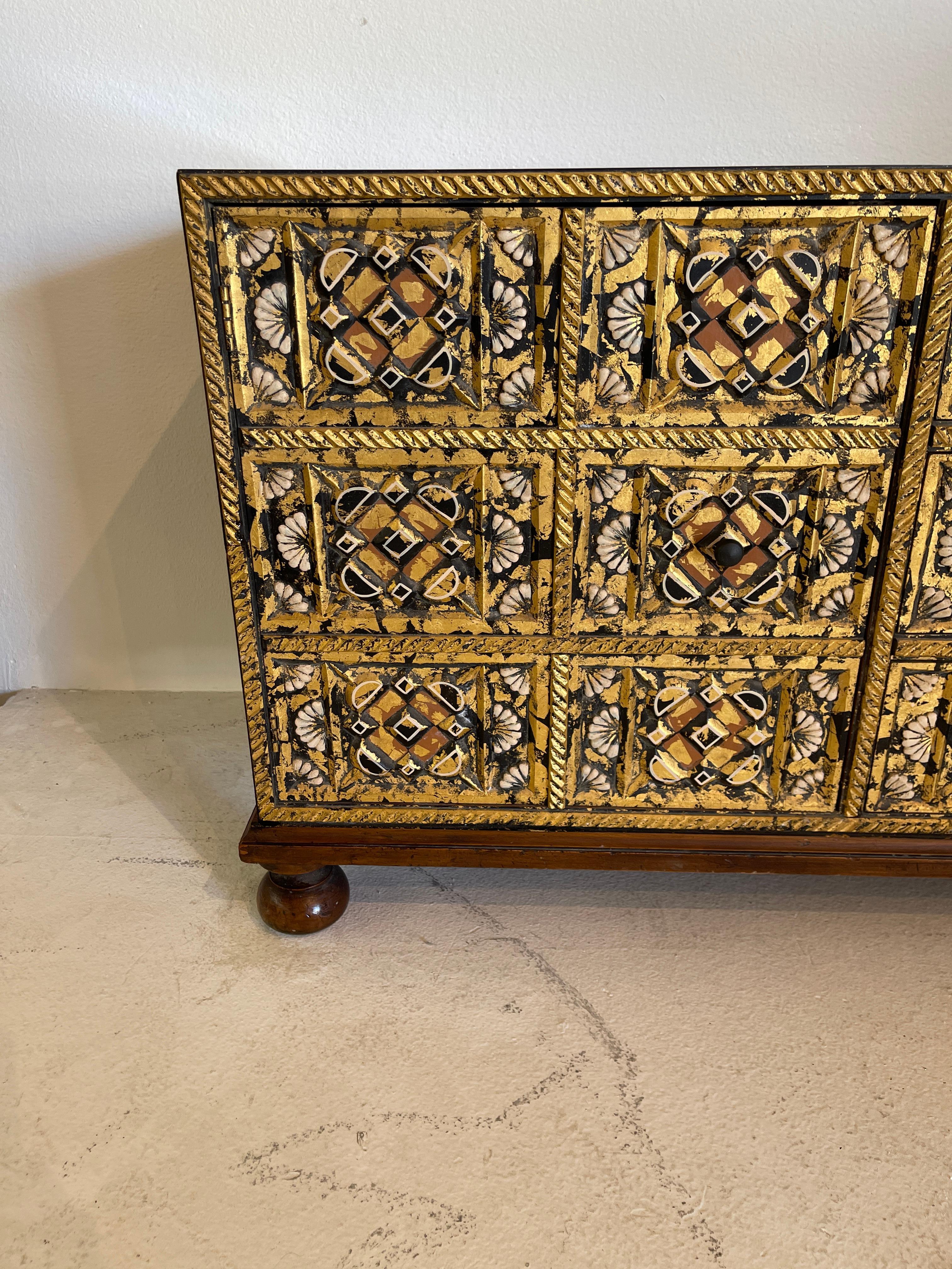 John Widdicomb Mediterranean Style Low Cabinet For Sale 2
