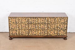 John Widdicomb Mediterranean Treasure Chest Low Credenza, 1960s