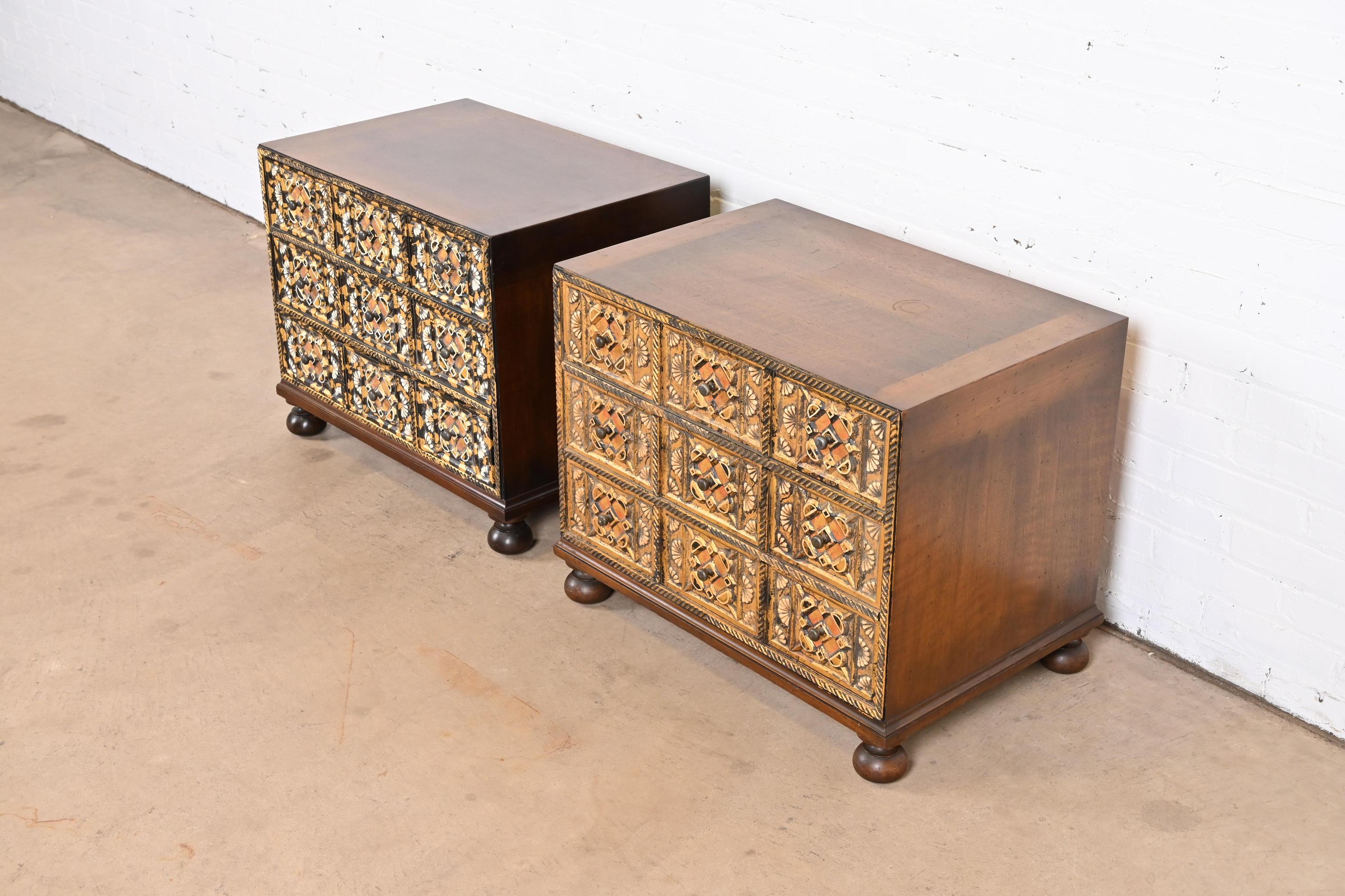 American John Widdicomb Mediterranean Treasure Chests, 1960s