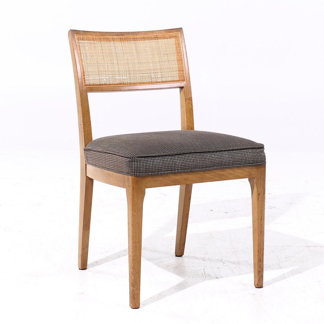John Widdicomb Mid Century Cane und gebleichtes Mahagoni Esszimmerstühle - Satz von 6 im Angebot 3