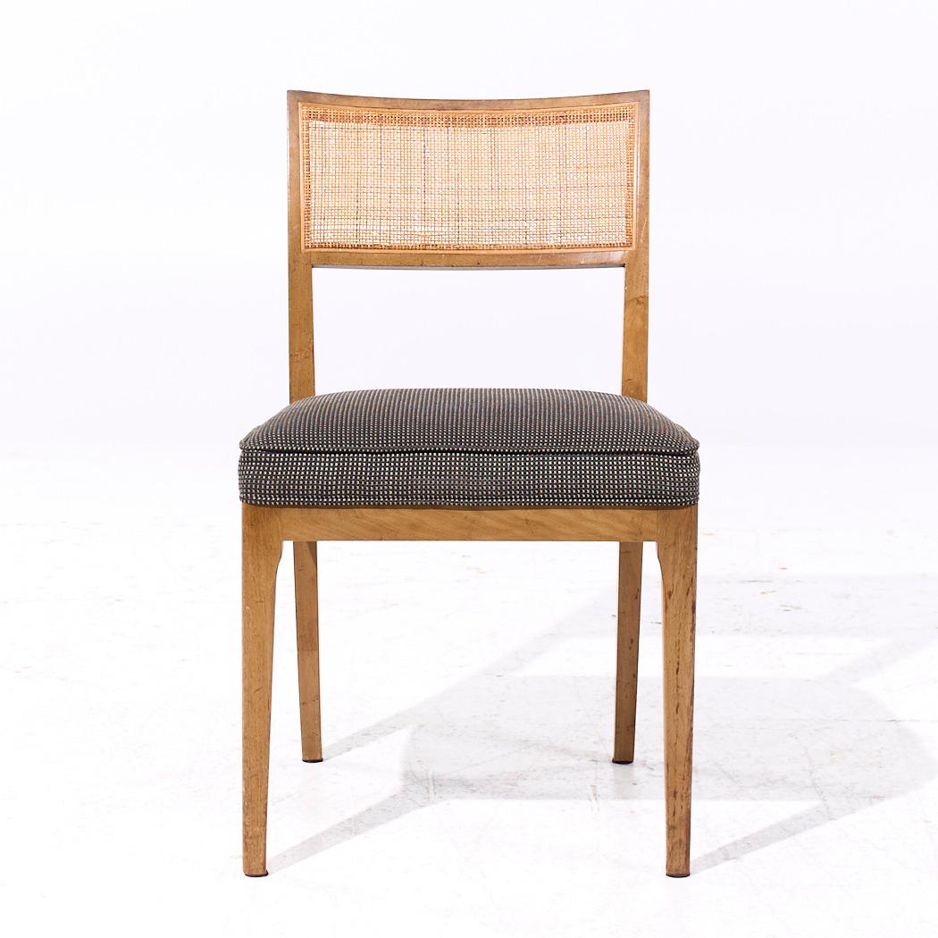John Widdicomb Mid Century Cane und gebleichtes Mahagoni Esszimmerstühle - Satz von 6 im Angebot 4