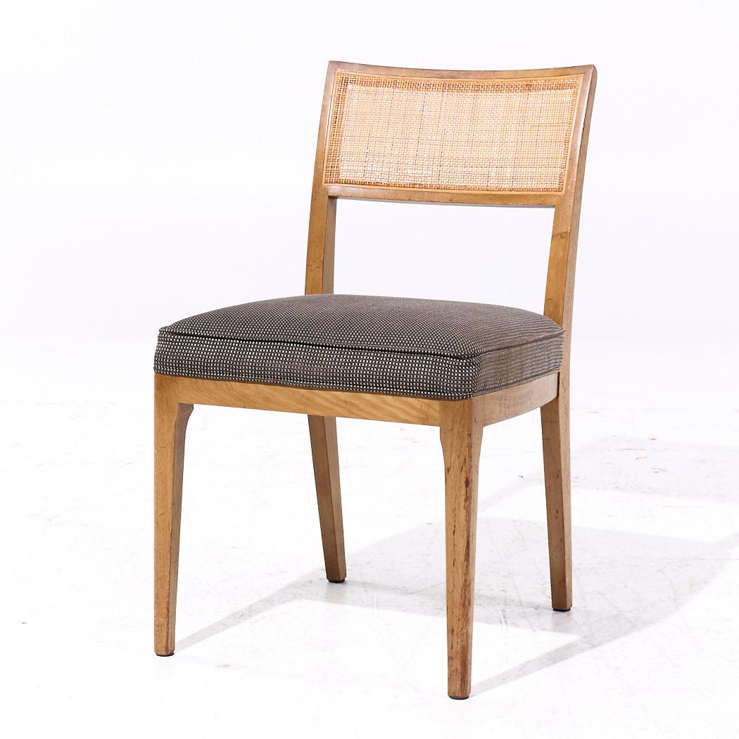 John Widdicomb Mid Century Cane und gebleichtes Mahagoni Esszimmerstühle - Satz von 6 im Angebot 5