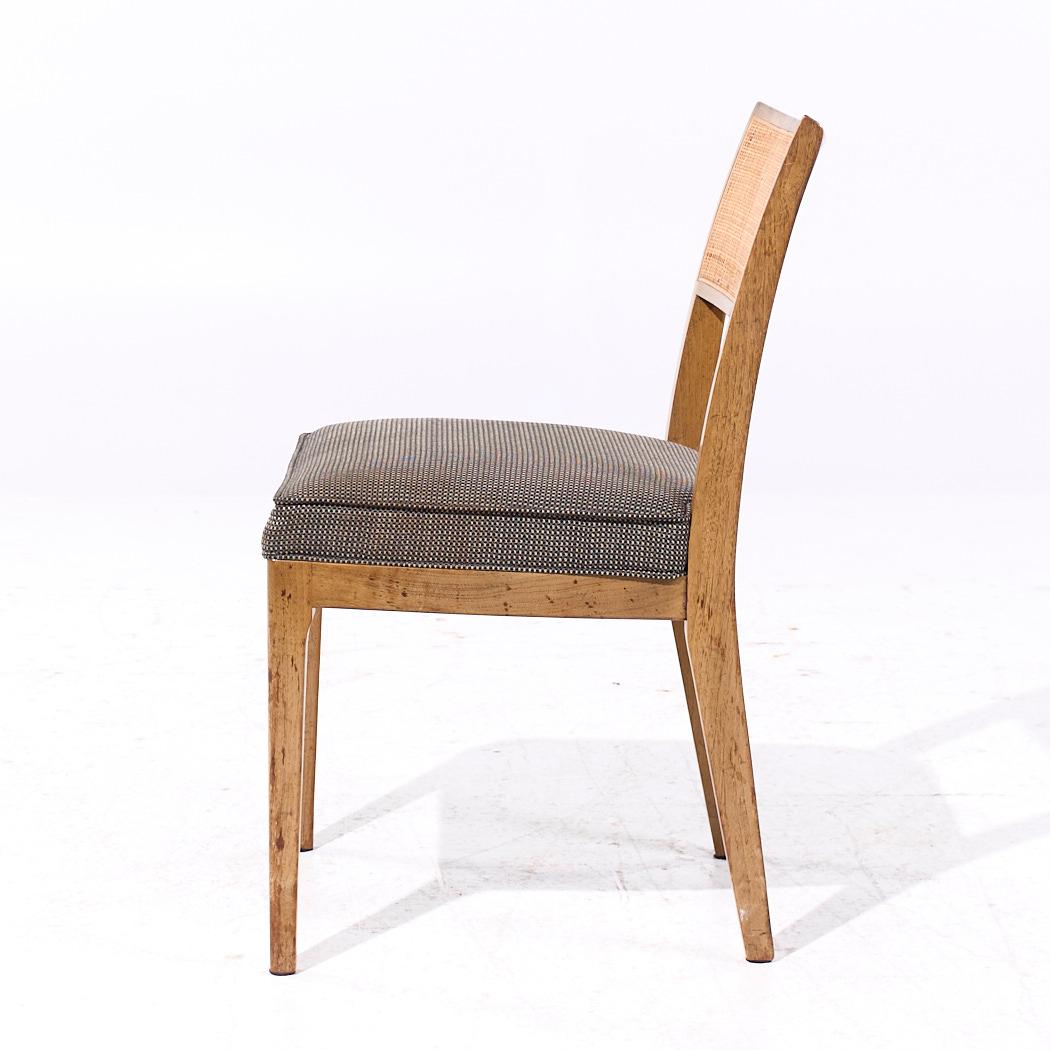 John Widdicomb Mid Century Cane und gebleichtes Mahagoni Esszimmerstühle - Satz von 6 im Angebot 6