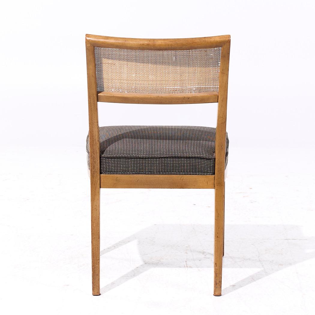 John Widdicomb Mid Century Cane und gebleichtes Mahagoni Esszimmerstühle - Satz von 6 im Angebot 7
