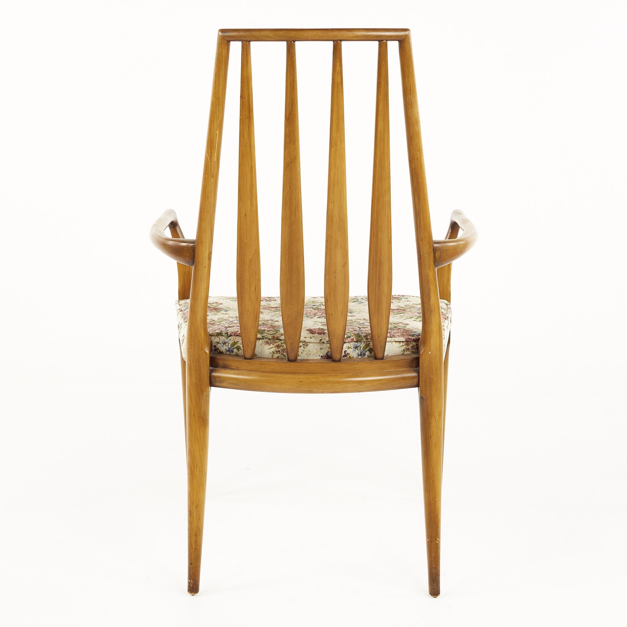 Upholstery John Widdicomb Mid Century Dining Chairs, Set of 6