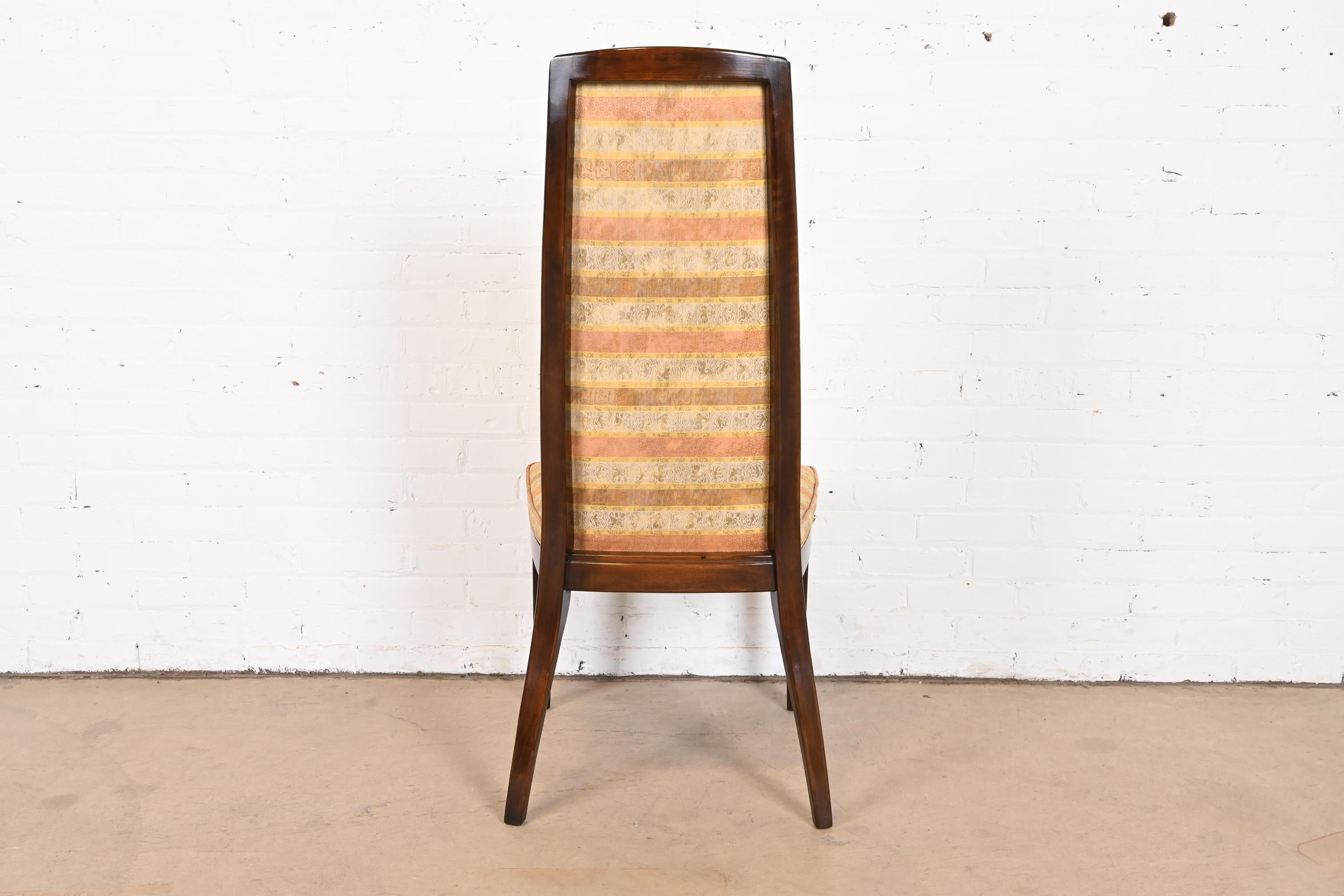 John Widdicomb Mid-Century Modern High Back Dining Chairs, Set of Six For Sale 4