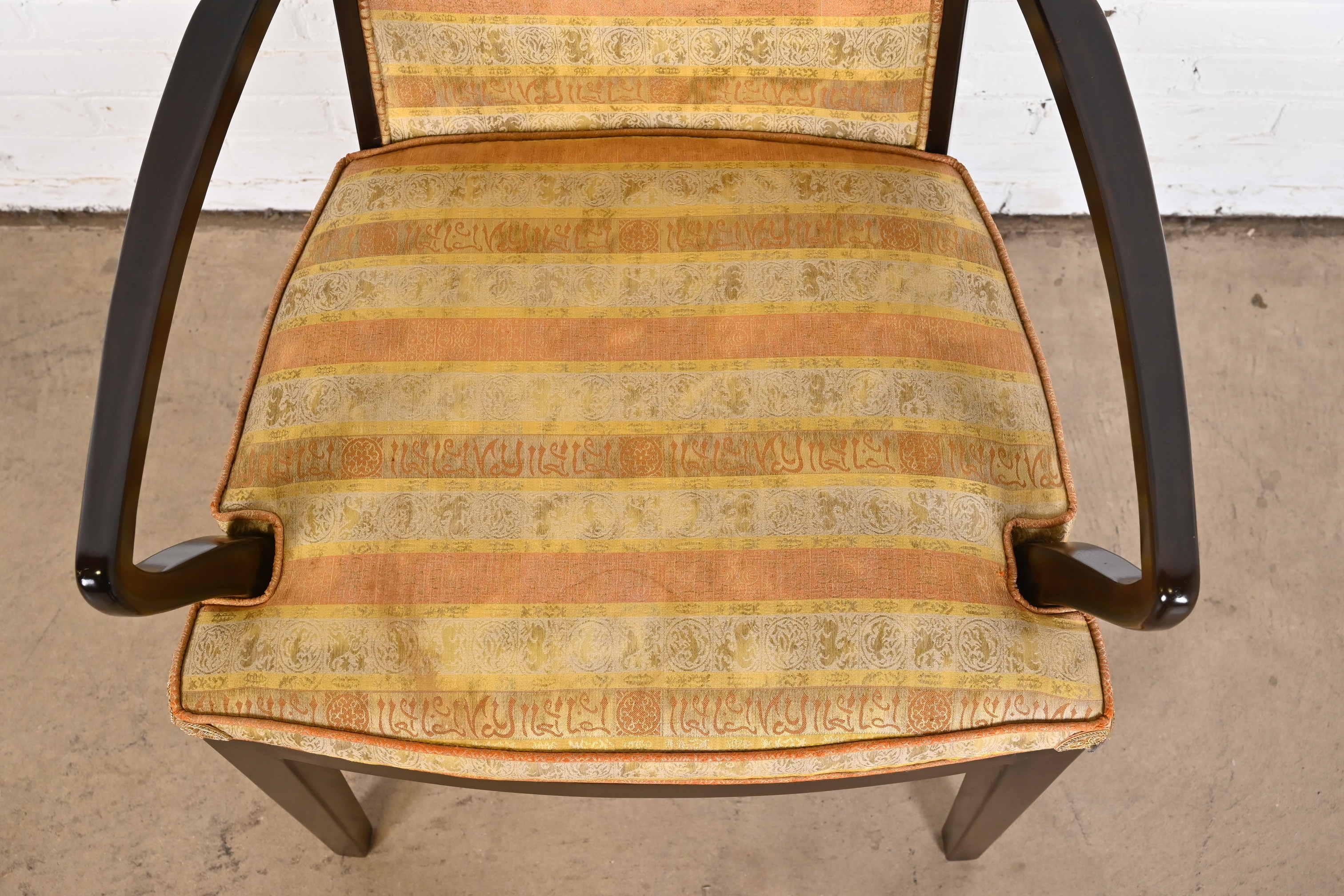 John Widdicomb Moderne Esszimmerstühle mit hoher Rückenlehne aus der Mitte des Jahrhunderts, Satz mit sechs Stühlen im Angebot 5