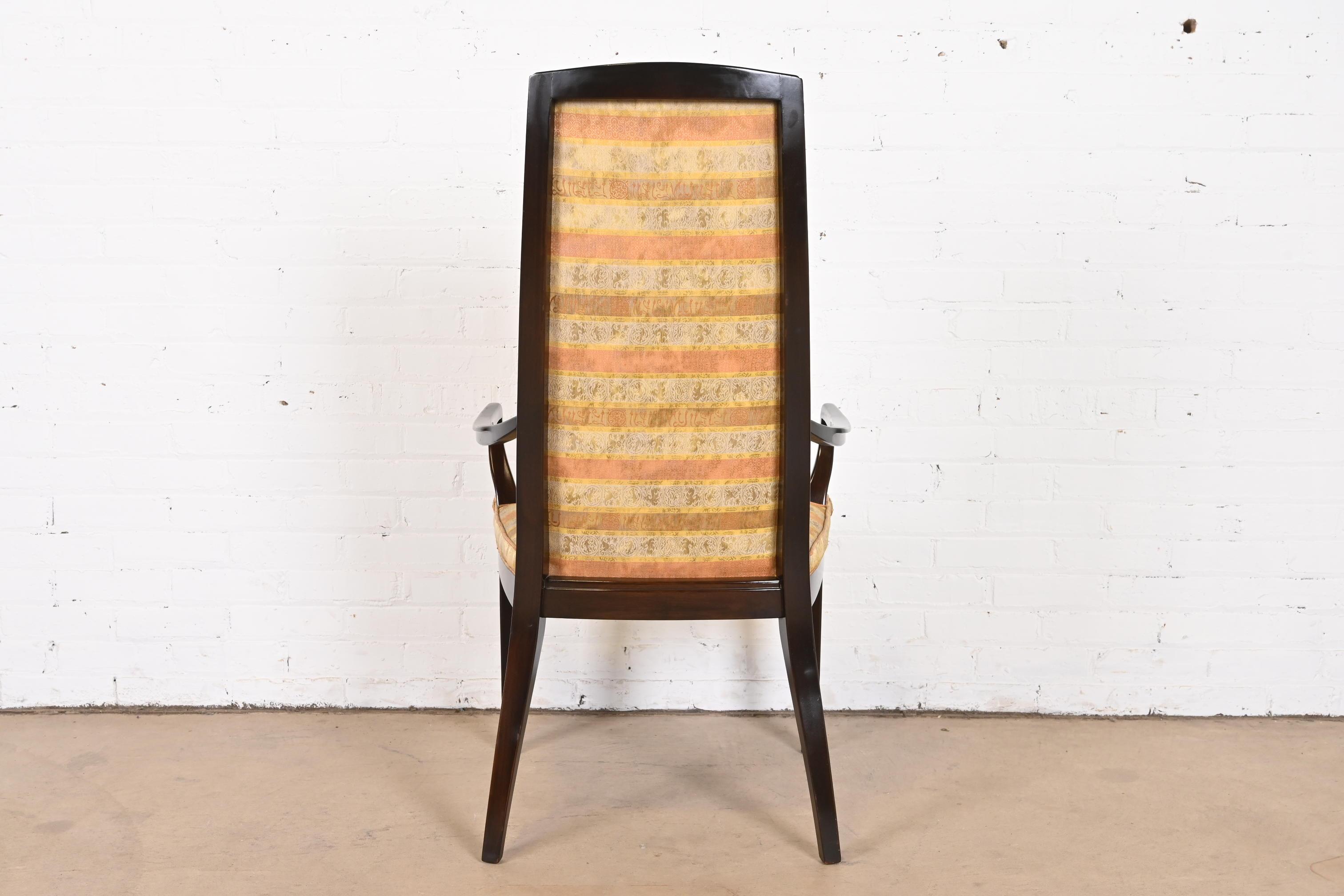 John Widdicomb Moderne Esszimmerstühle mit hoher Rückenlehne aus der Mitte des Jahrhunderts, Satz mit sechs Stühlen im Angebot 8