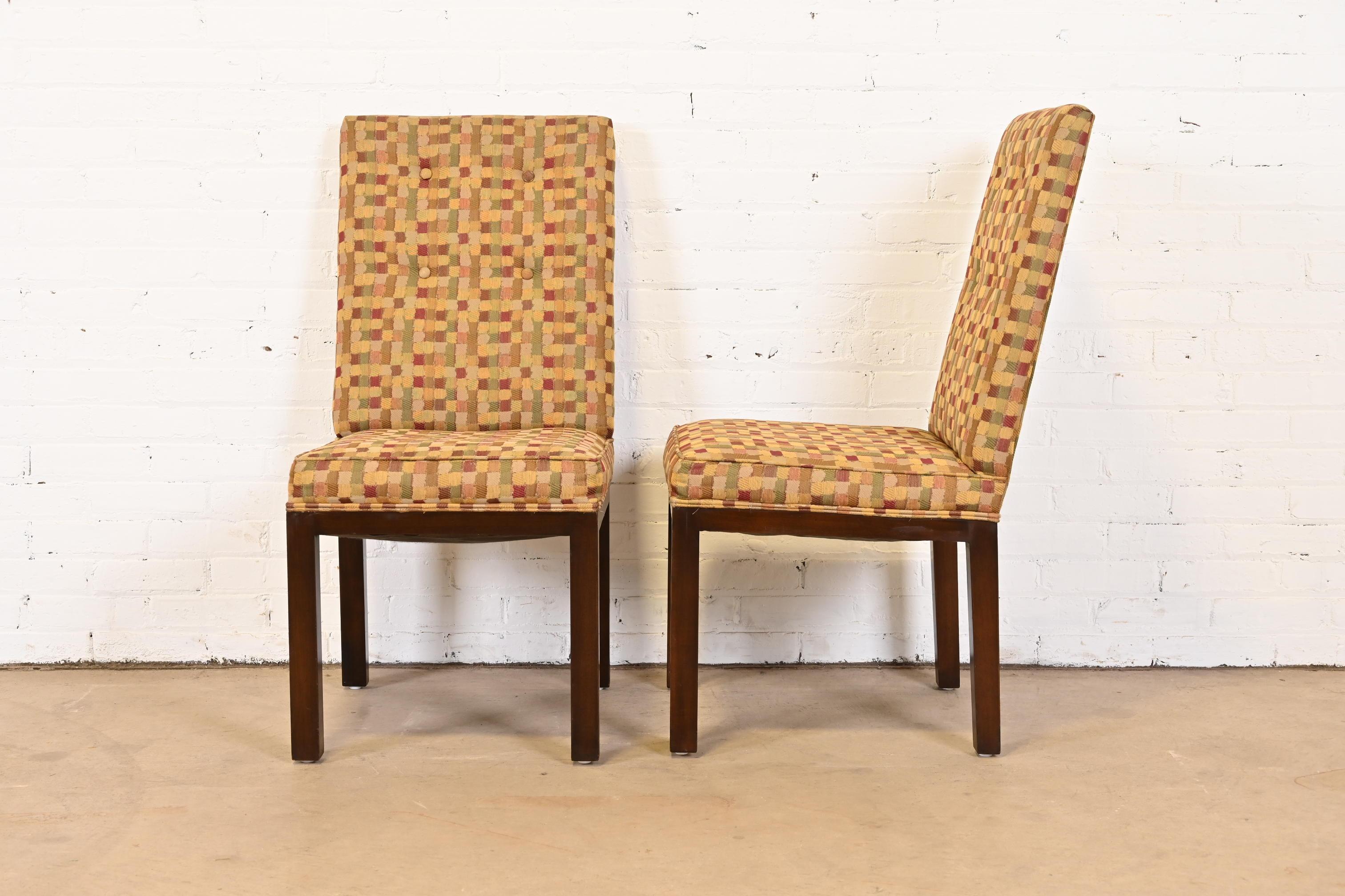 John Widdicomb Mid-Century Modern Parsons Dining Chairs, Set of Eight 7