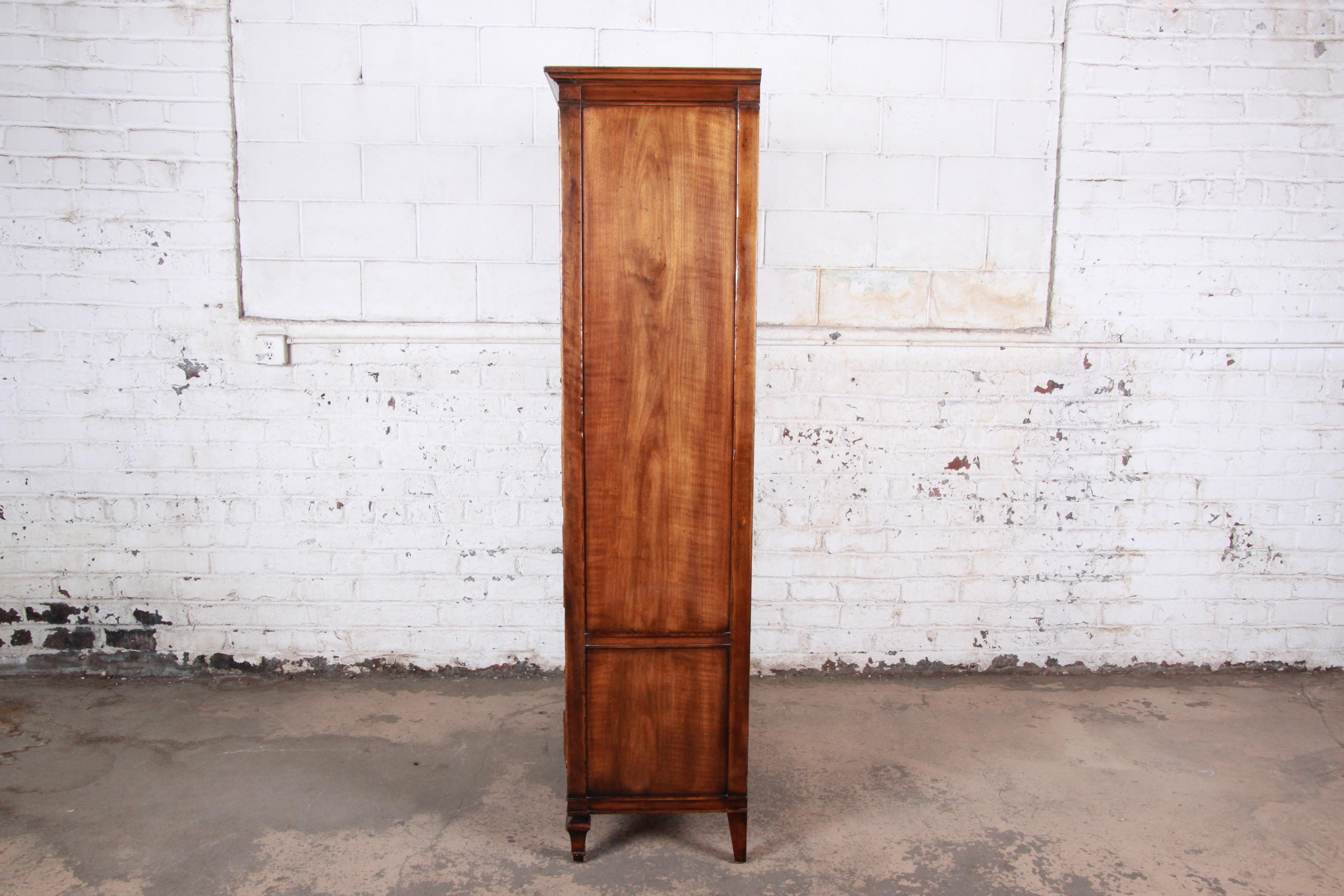 John Widdicomb Mid-Century Modern Walnut Armoire Dresser, circa 1960s 6