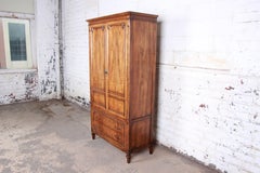 John Widdicomb Mid-Century Modern Walnut Armoire Dresser, circa 1960s