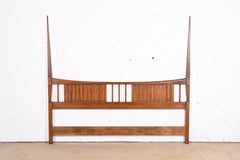 John Widdicomb Mid-Century Modern Walnut King Size Headboard