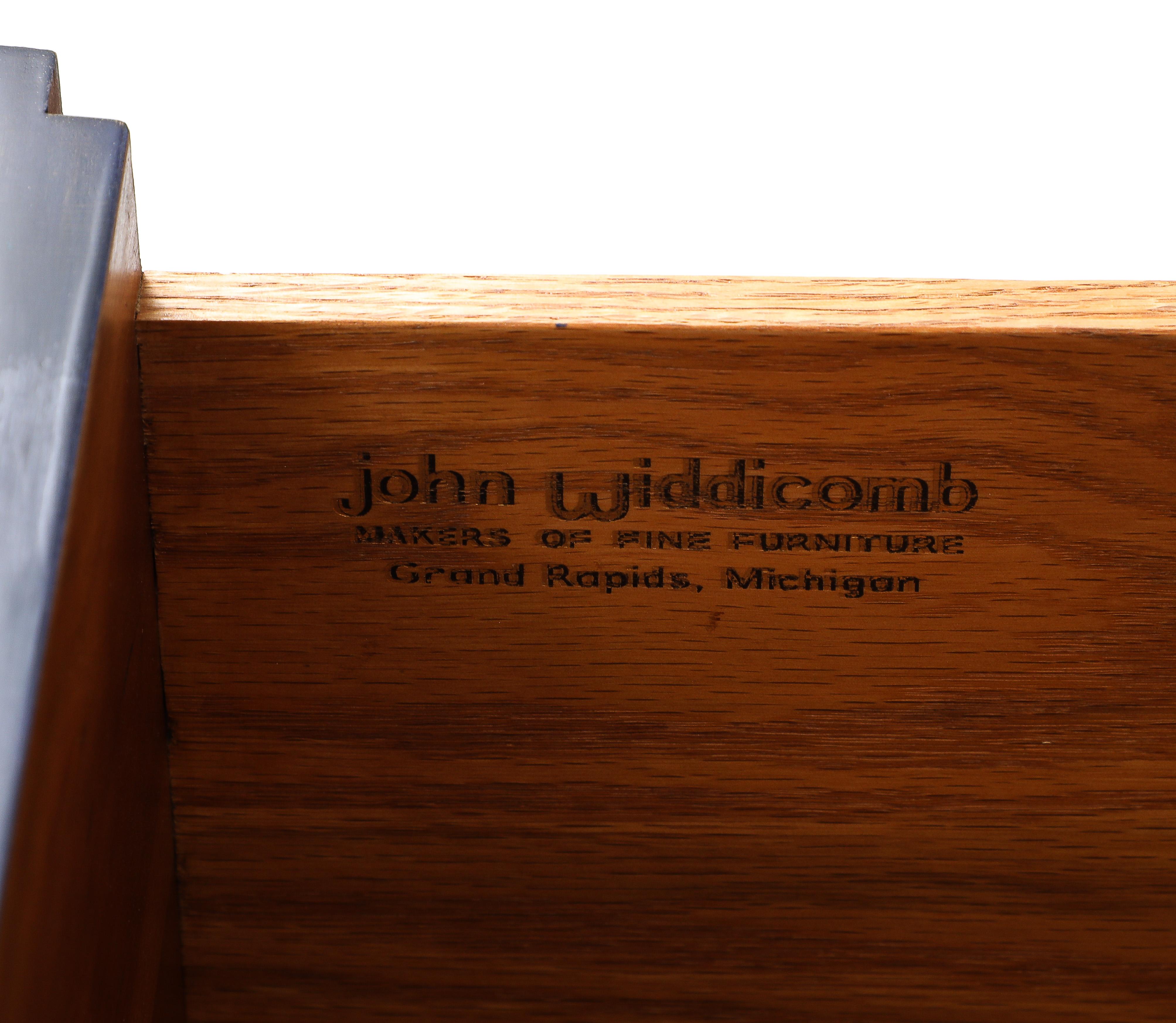 John Widdicomb Midnight Blue Dresser For Sale 4