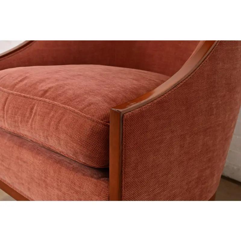 John Widdicomb Silla de madera de cerezo Art Decó moderno para bañera o silla pantufla en venta 5