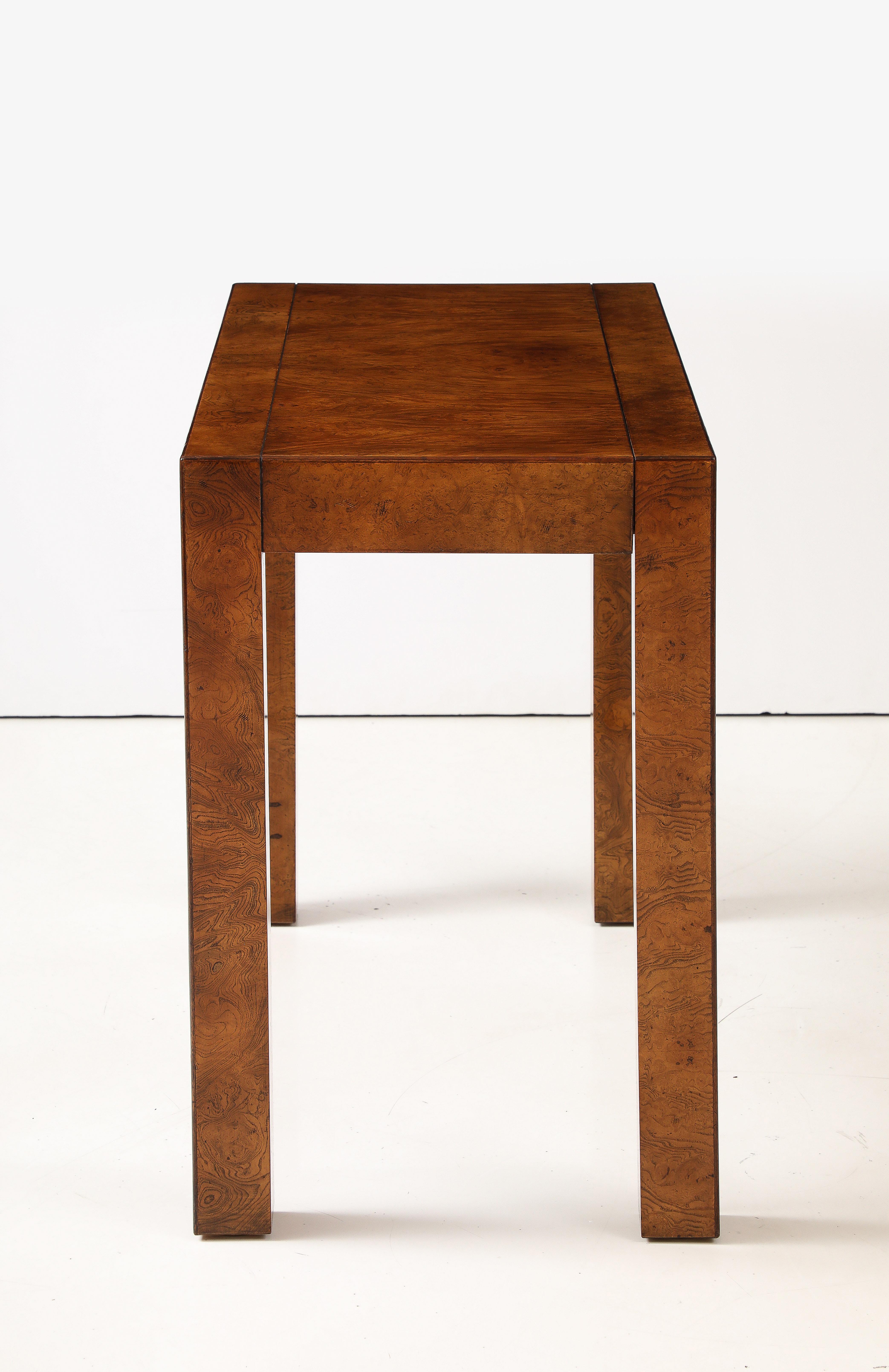 Modernistischer ausziehbarer Tisch aus Wurzelholz von John Widdicomb, ca. 1970er Jahre im Angebot 7