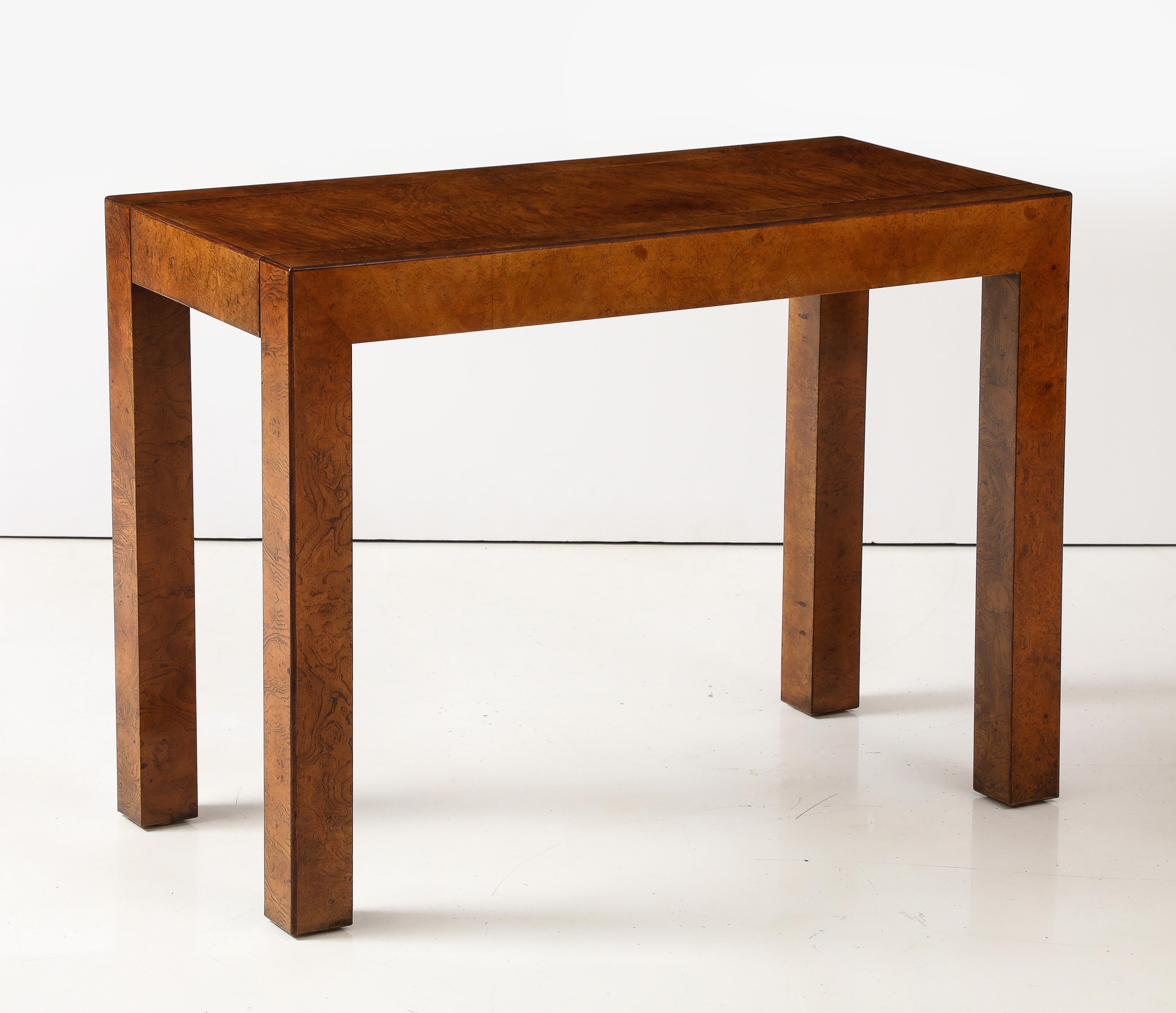 Modernistischer ausziehbarer Tisch aus Wurzelholz von John Widdicomb, ca. 1970er Jahre (Moderne der Mitte des Jahrhunderts) im Angebot