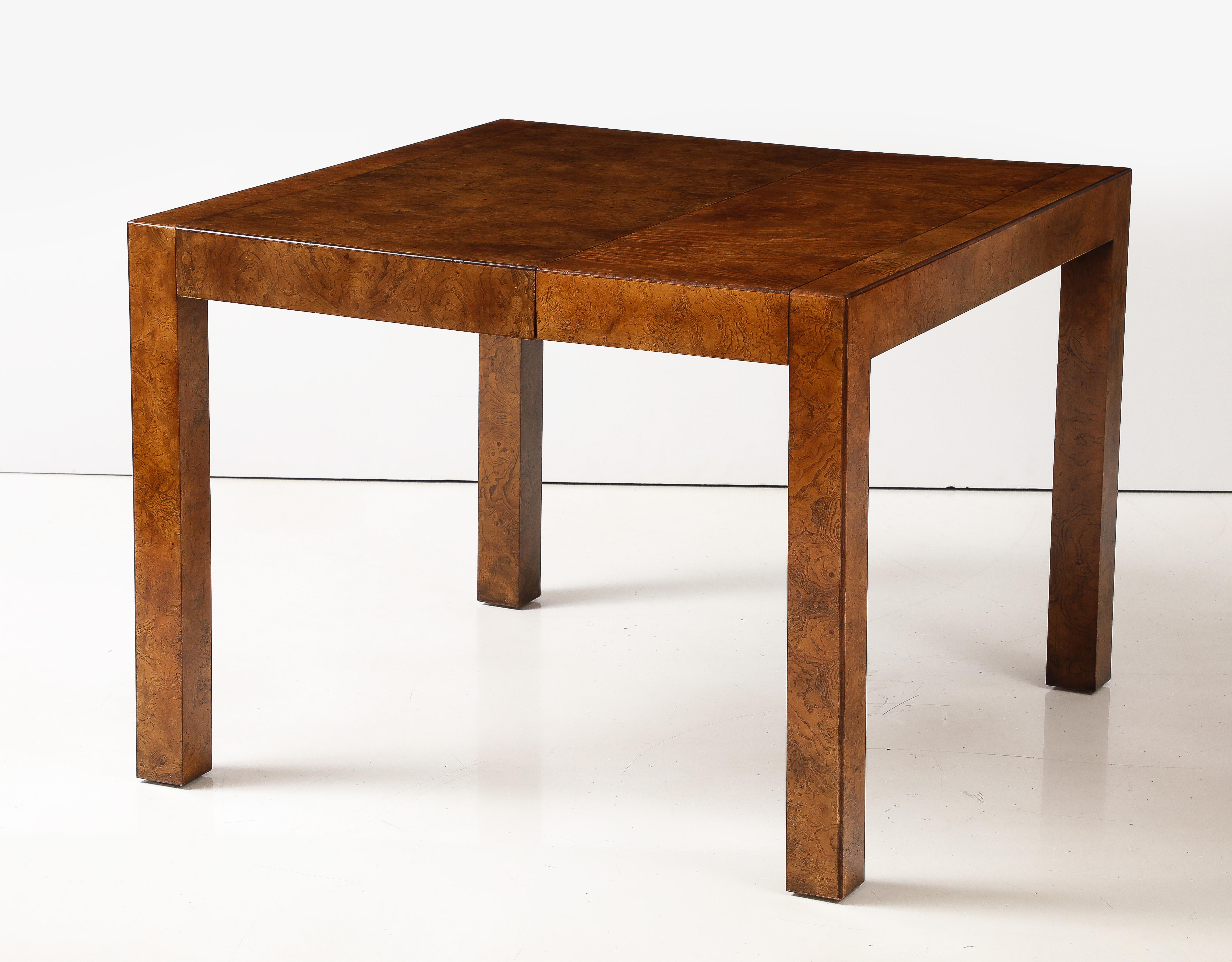 Modernistischer ausziehbarer Tisch aus Wurzelholz von John Widdicomb, ca. 1970er Jahre (amerikanisch) im Angebot