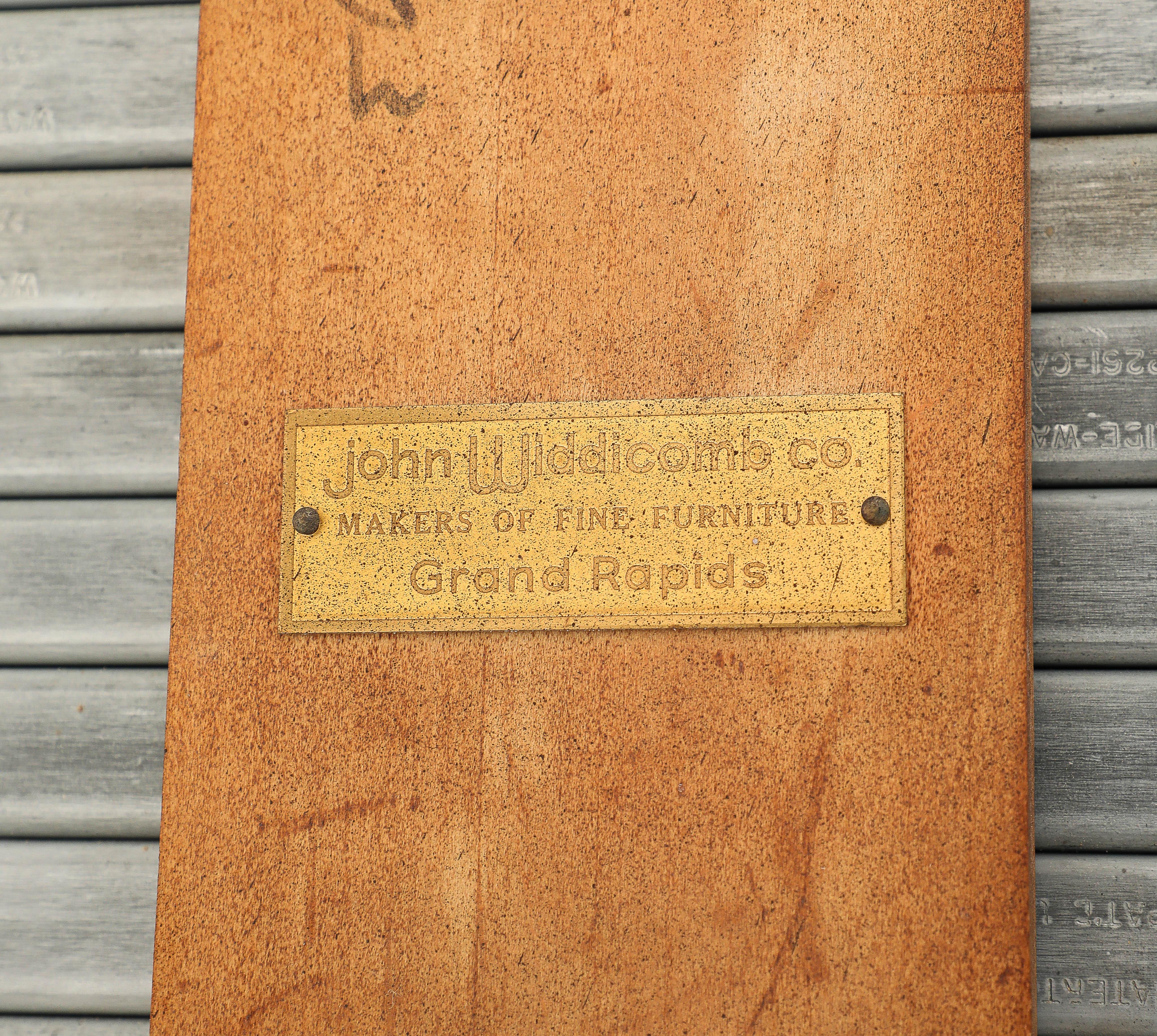 Modernistischer ausziehbarer Tisch aus Wurzelholz von John Widdicomb, ca. 1970er Jahre im Angebot 2