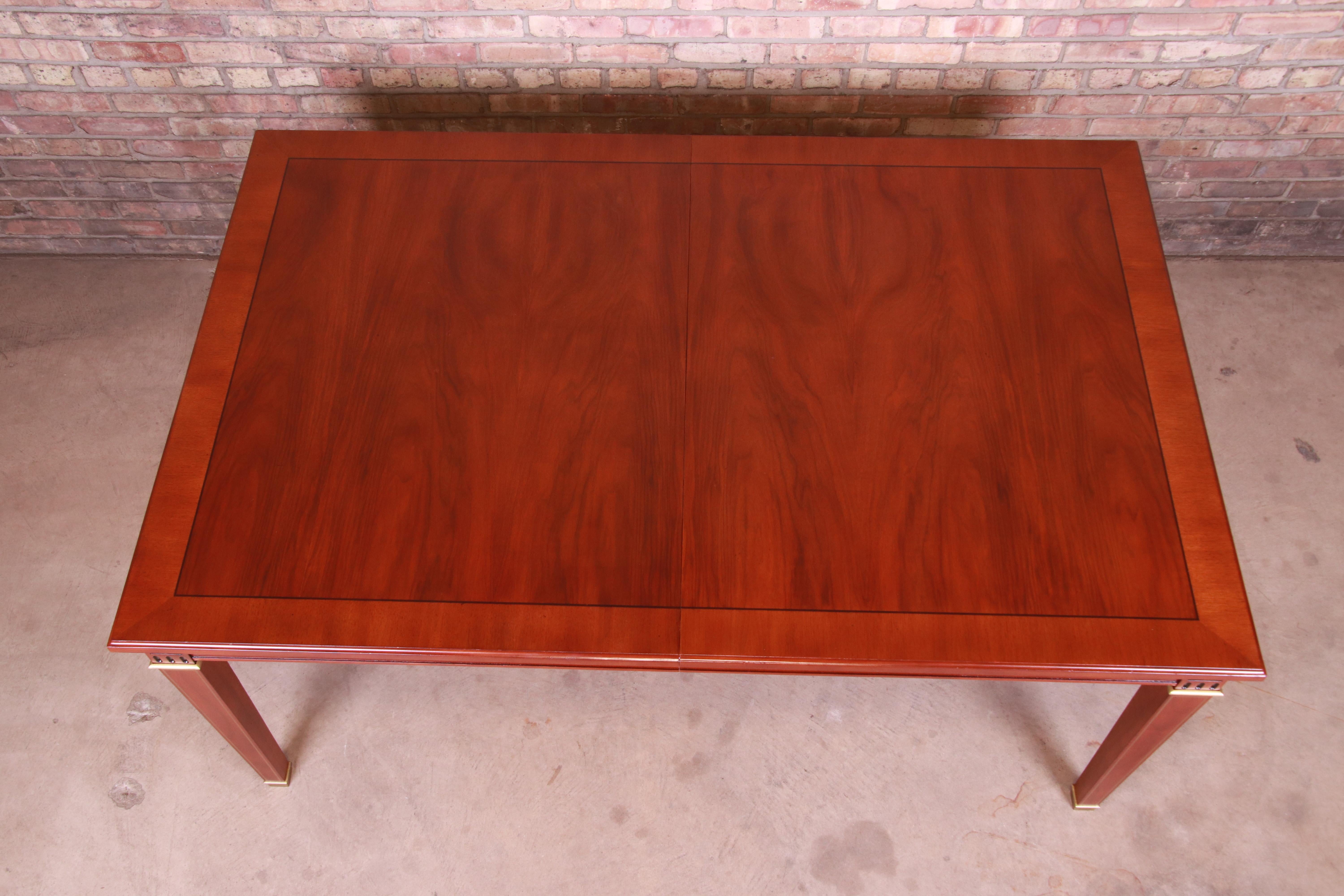 John Widdicomb Neoclassical Mahogany Extension Dining Table 7