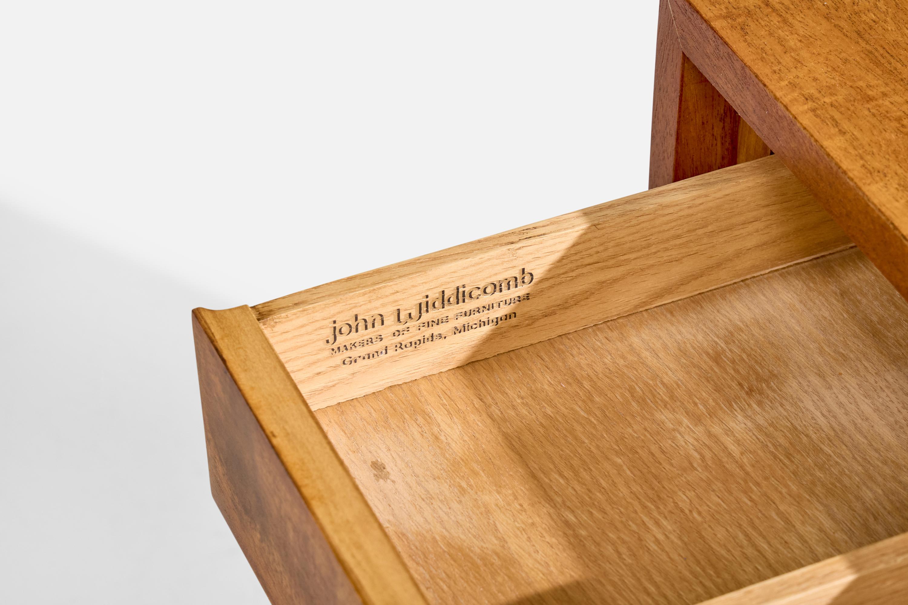 John Widdicomb, Comodini, Noce, USA, anni '50 in vendita 5
