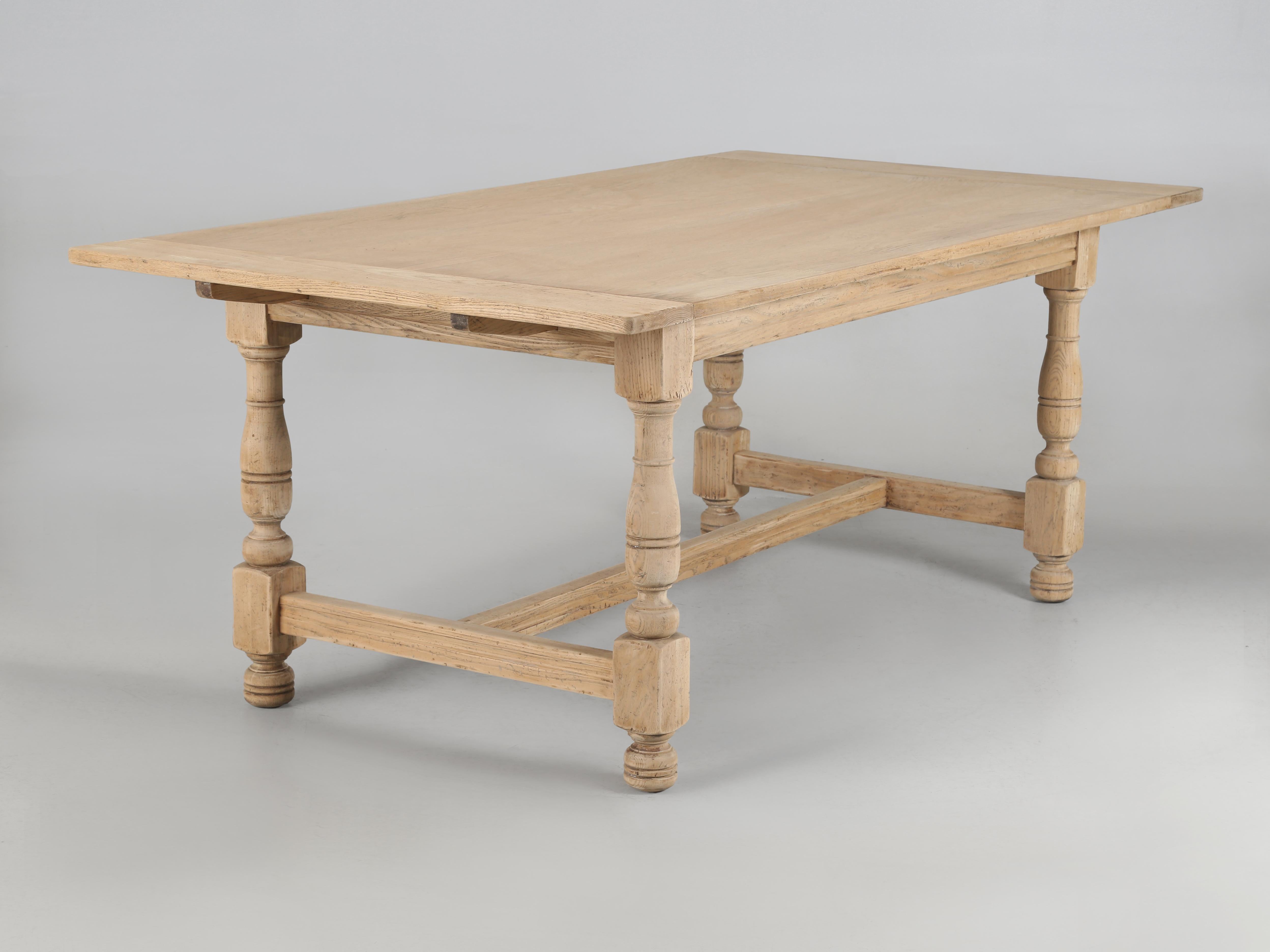 Mesa de comedor John Widdicomb de roble con (2) hojas Increíble calidad de construcción c1970's De campo en venta