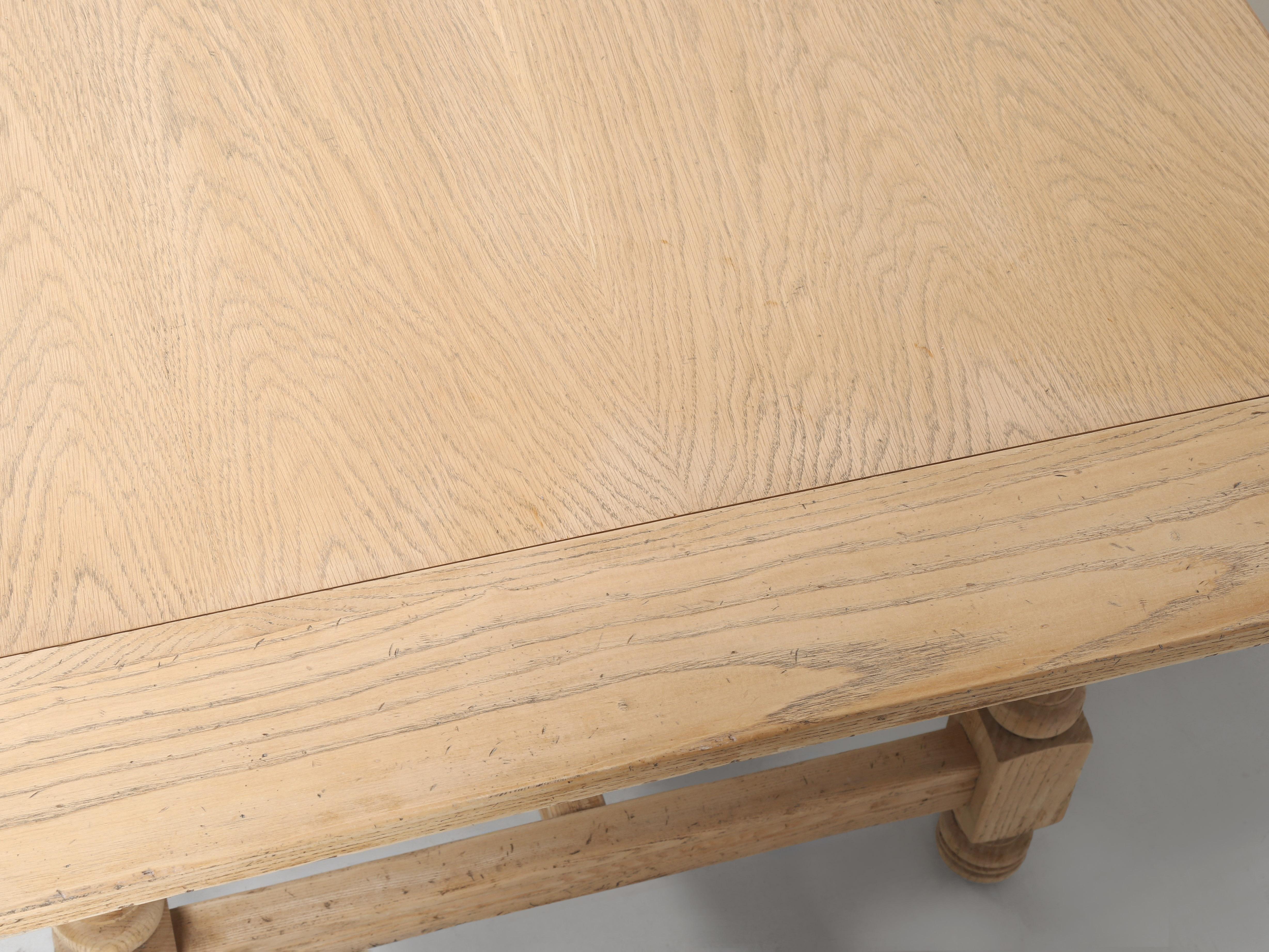 Mesa de comedor John Widdicomb de roble con (2) hojas Increíble calidad de construcción c1970's en venta 1