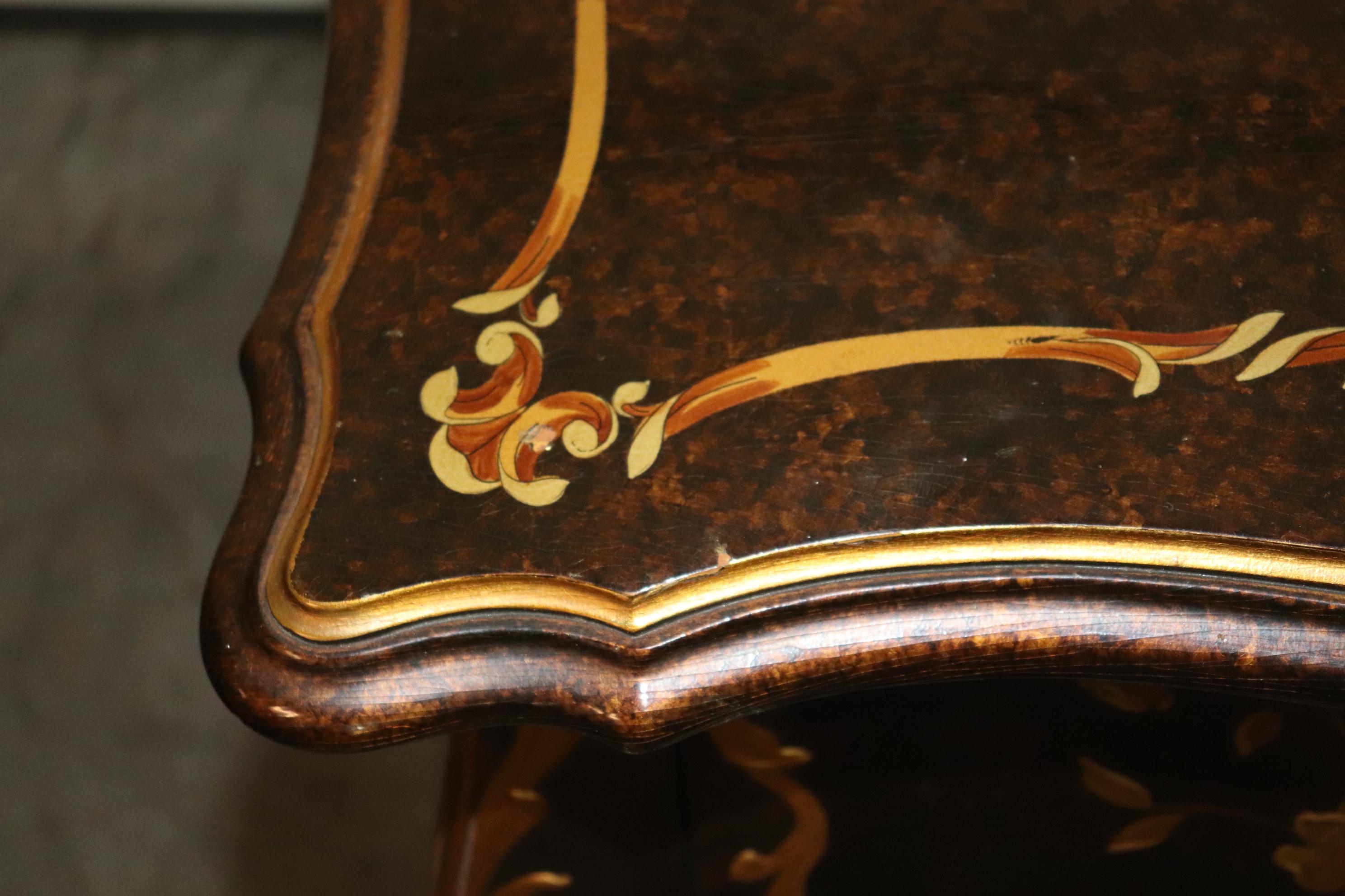 John Widdicomb Paint Decorated French Louis XV Style Bronze Mounted Commode 8