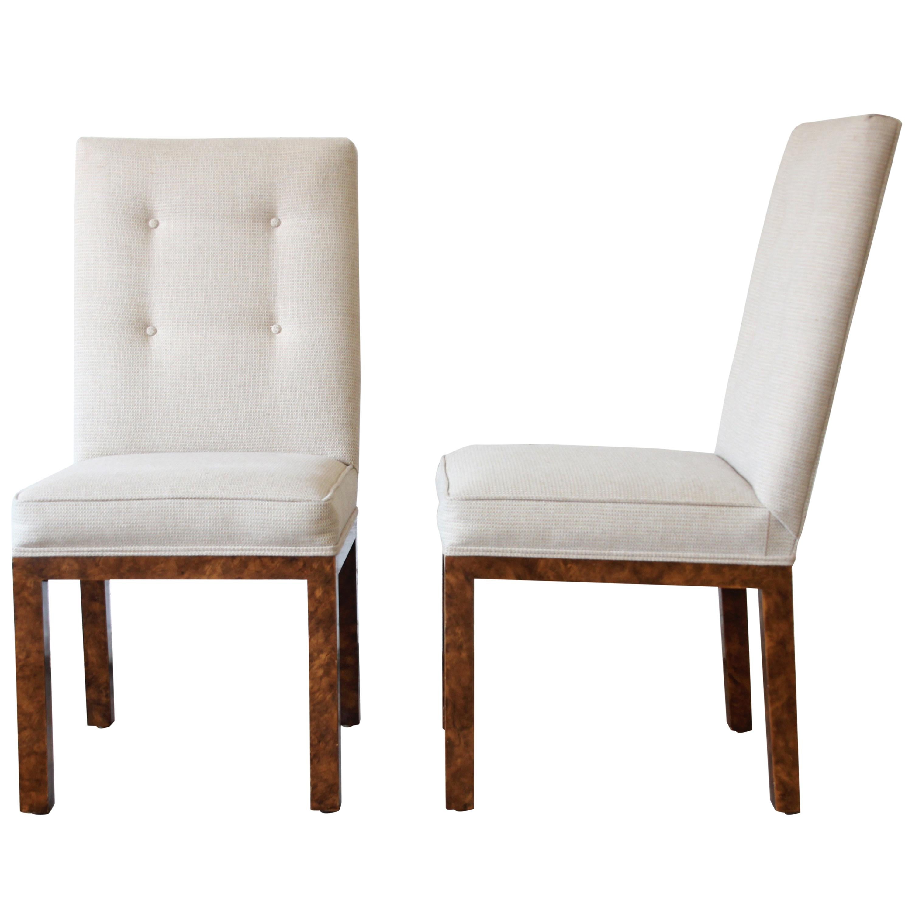 John Widdicomb Parsons Style Dining Chairs, Set of Eight