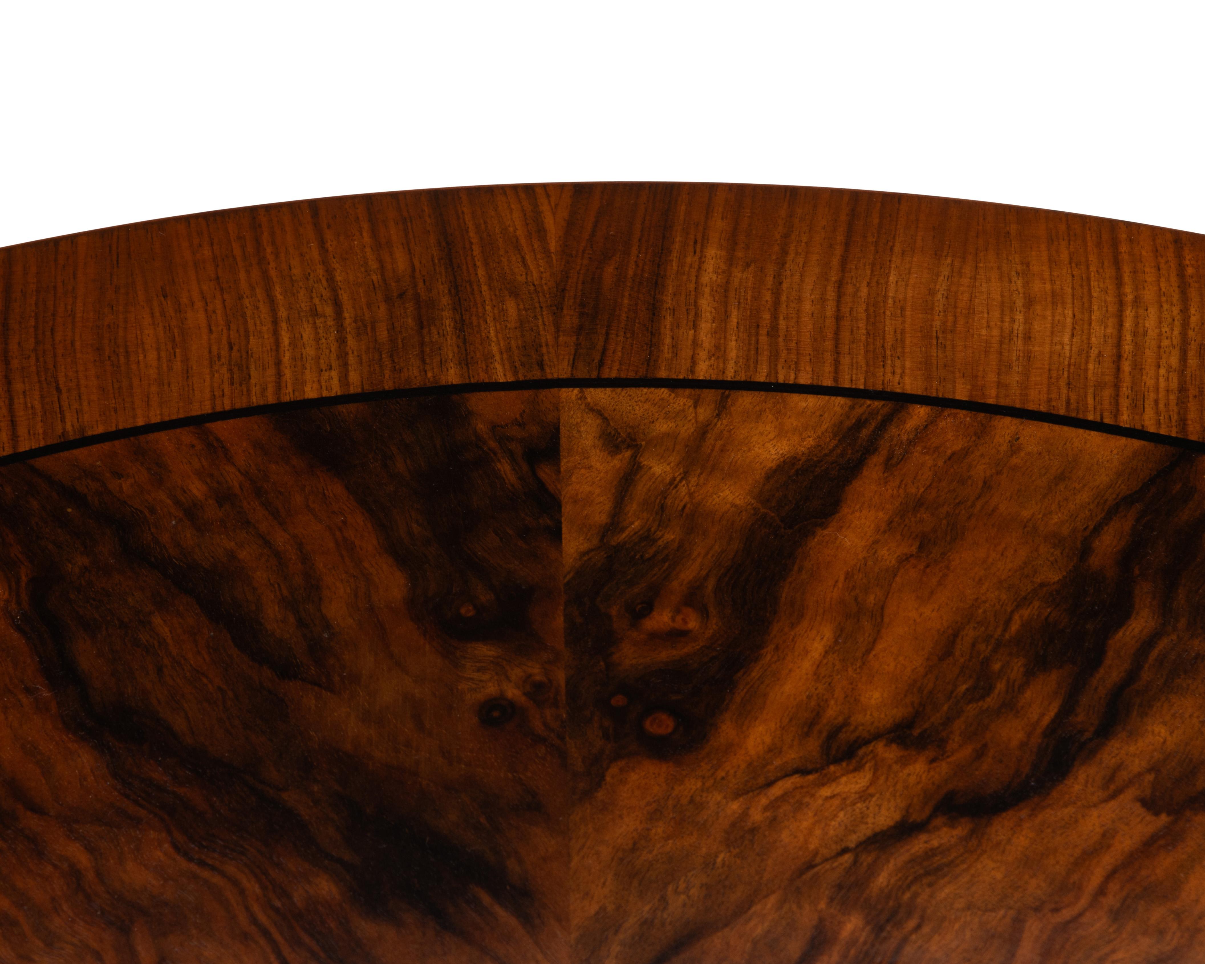 John Widdicomb Regency Round Coffee Cocktail Table 1980 For Sale 6