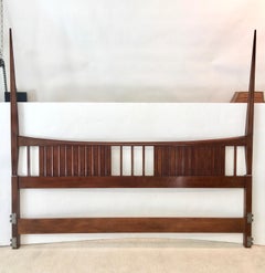 John Widdicomb Tall Post King Bed Headboard