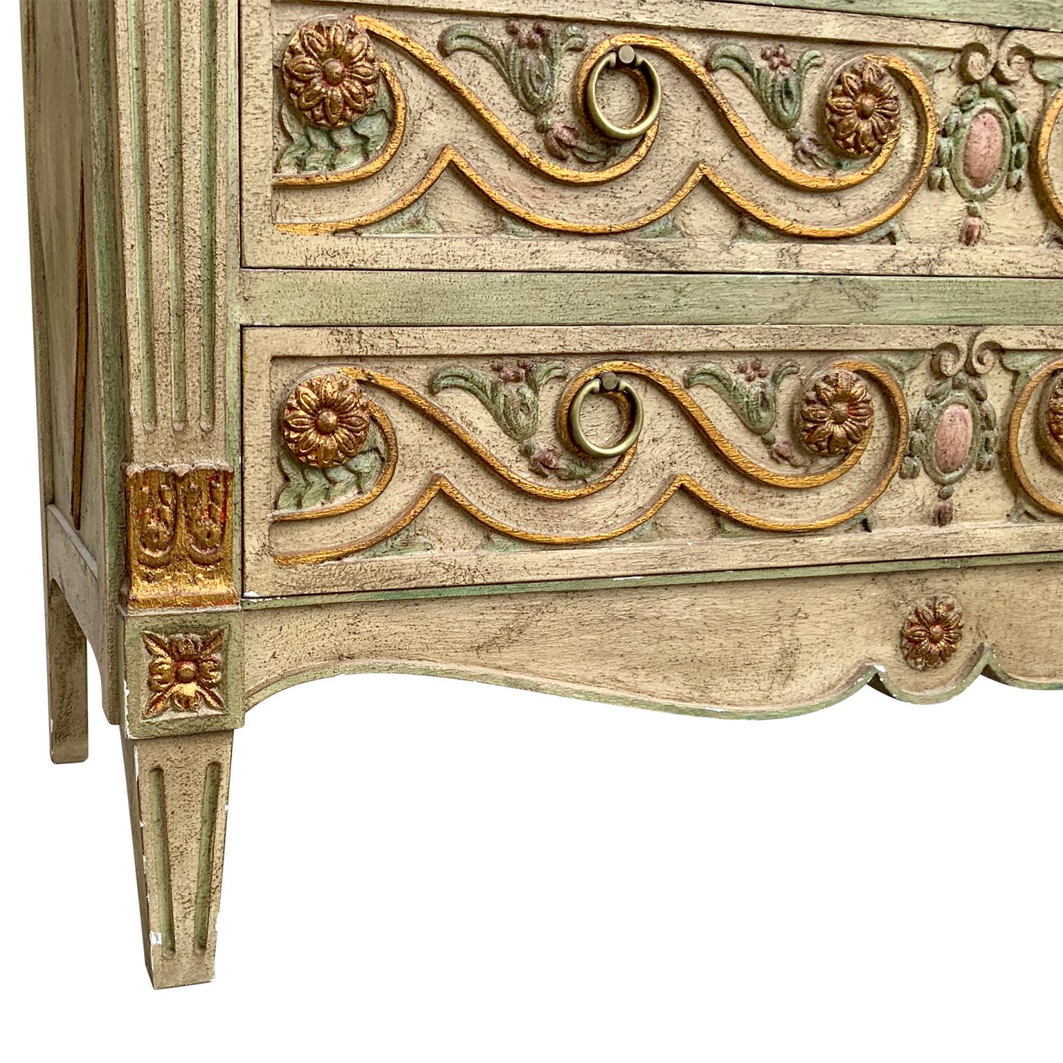 John Widdicomb Venetian Hand Painted Polychrome Chest of Drawers 7