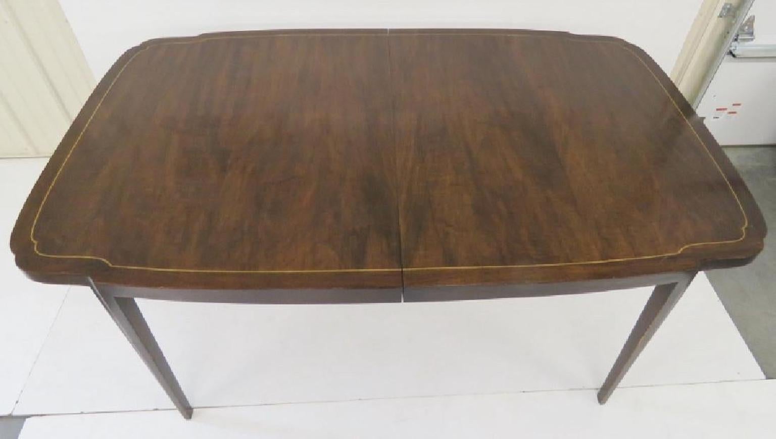 John Widdicomb Walnut Dining Table at 1stDibs | john widdicomb dining table