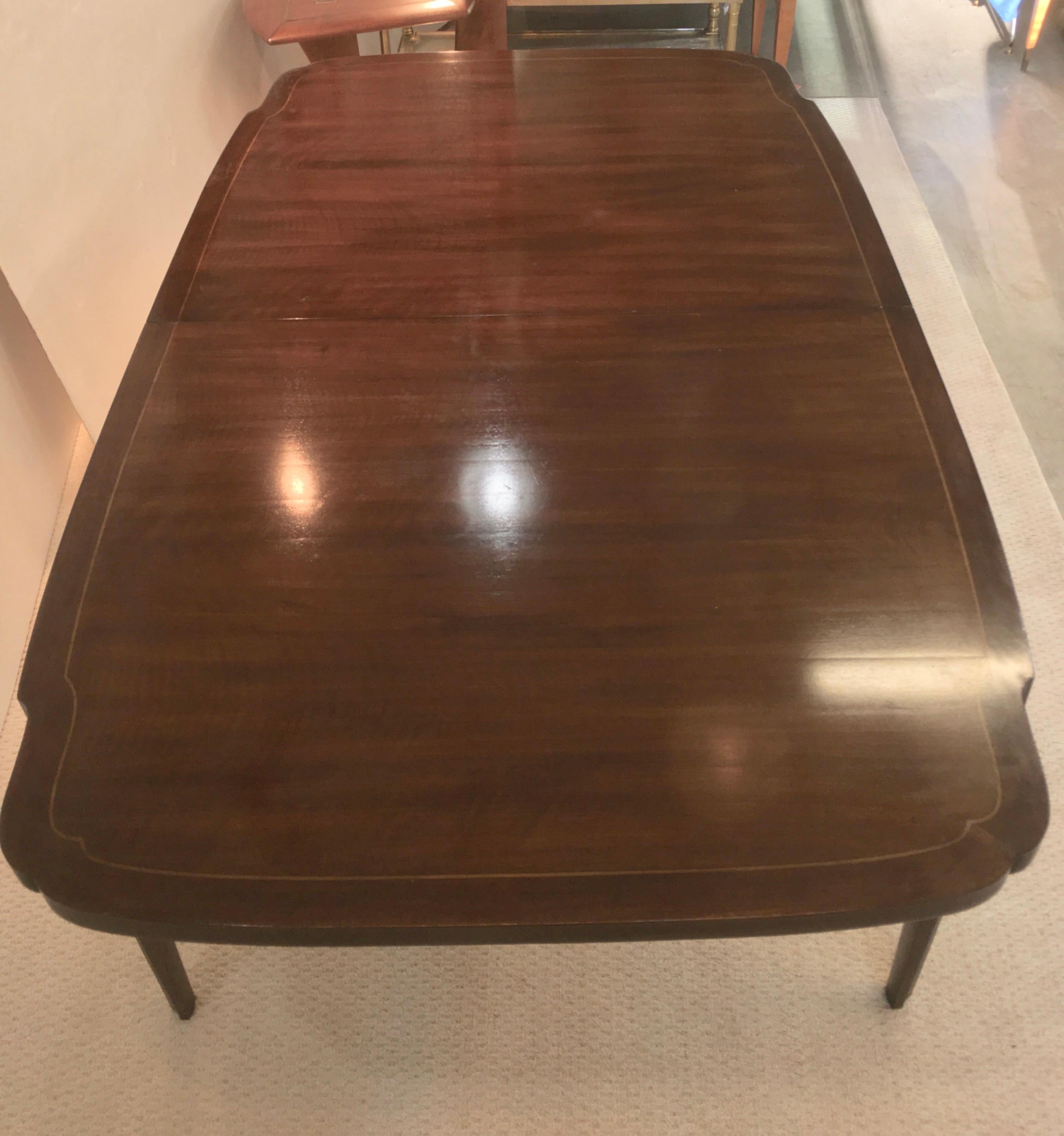 John Widdicomb Walnut Dining Table at 1stDibs | john widdicomb dining table