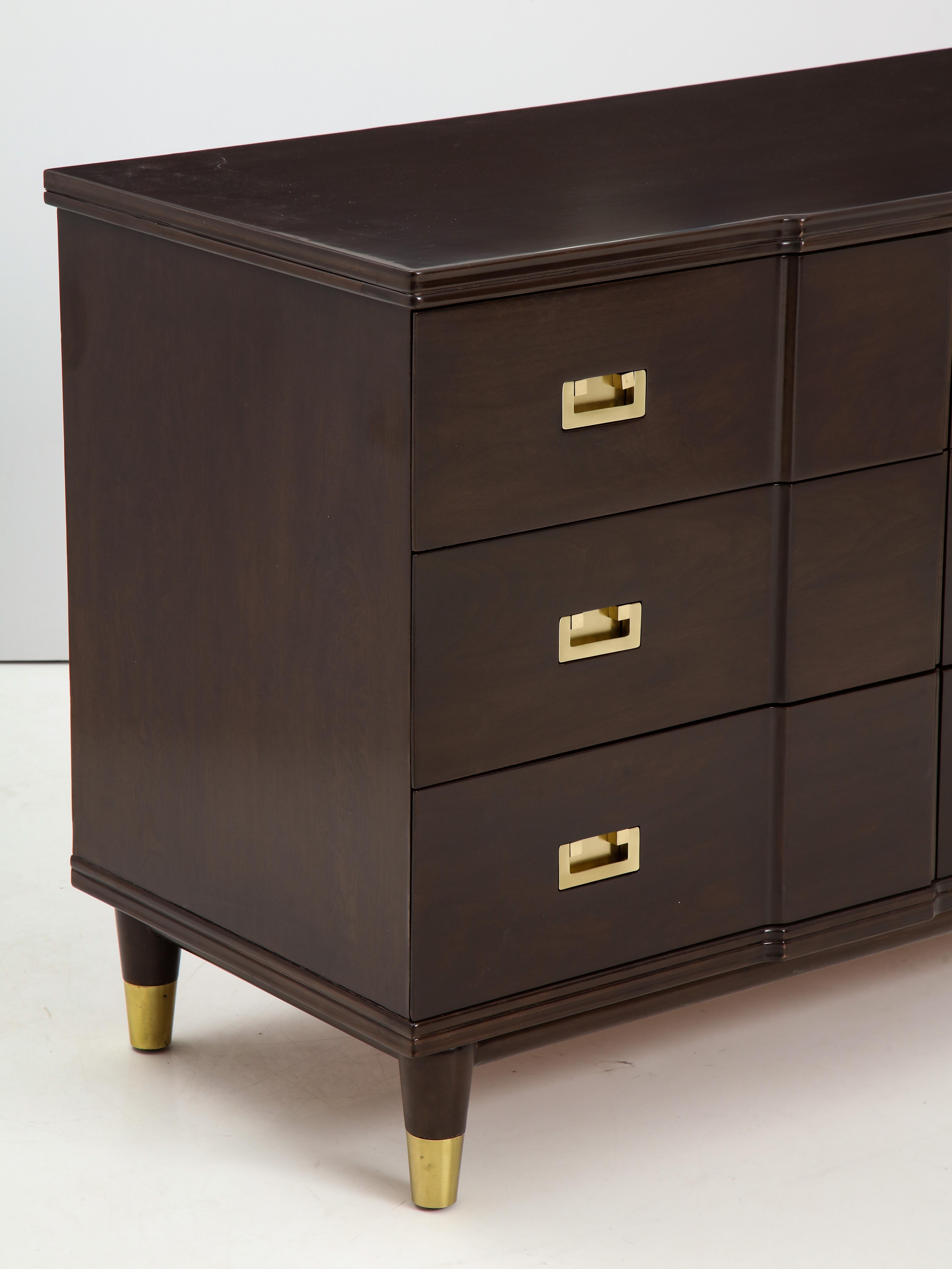 20th Century John Widdicomb Walnut Dresser