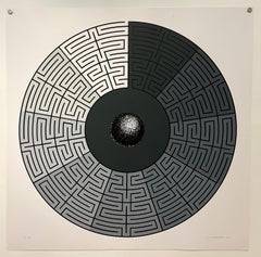 Abstract Minimalist Color Silkscreen Print John Willenbecher The Bowery Pop Art