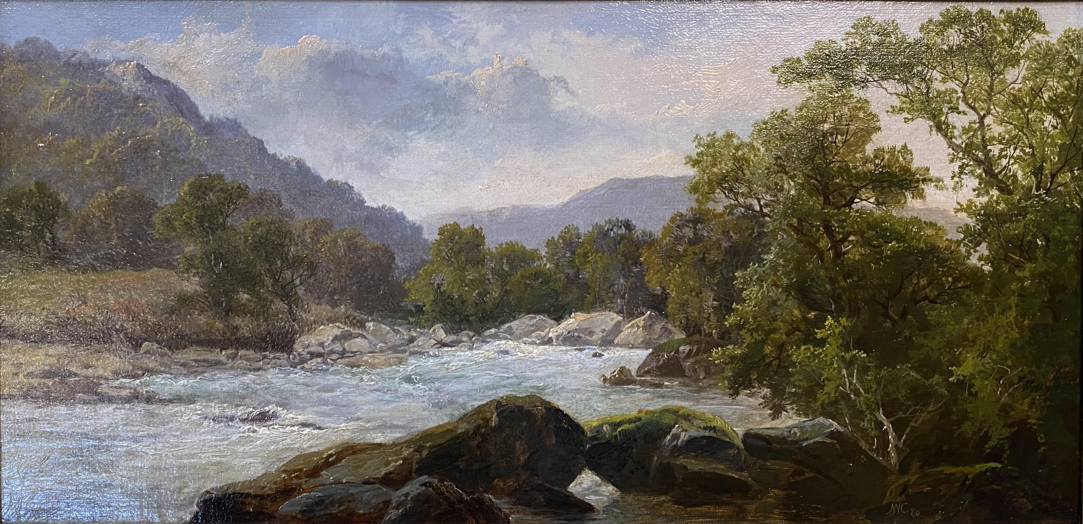 Río Housatonic en Cornwall, 1860 - Art Escuela del río Hudson de John William Casilear