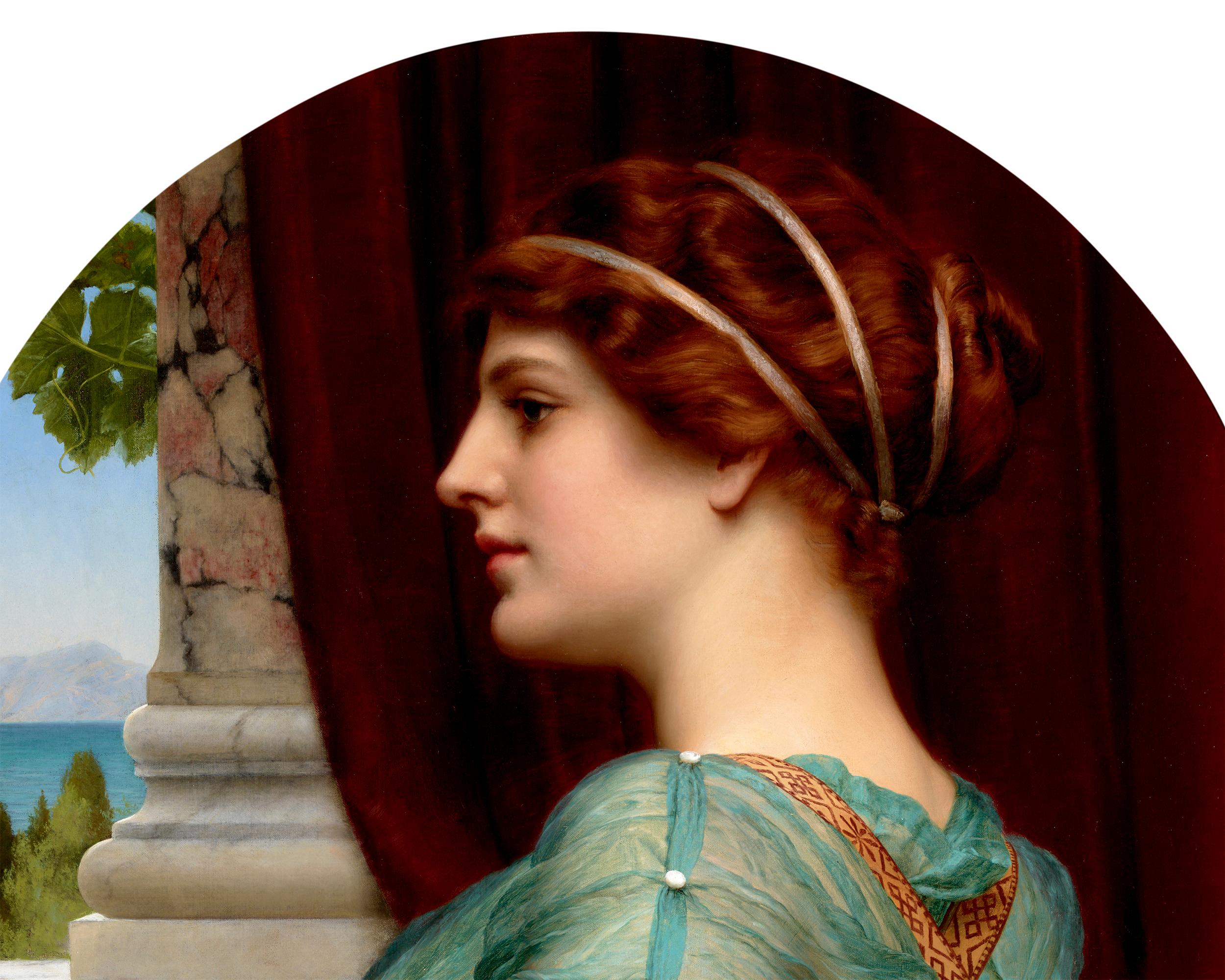  Eine pompejanische Dame (Akademisch), Painting, von John William Godward