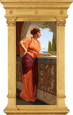 At The Window by John William Godward
