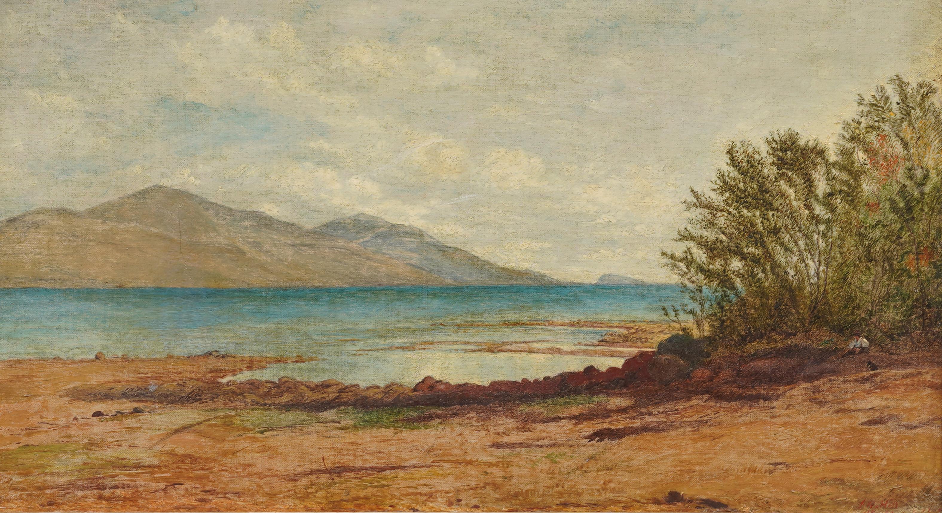 Pintura al óleo antigua 