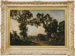 John William Schofield (1865-1944) - Spätes 19. Jahrhundert Öl, Sommerabend