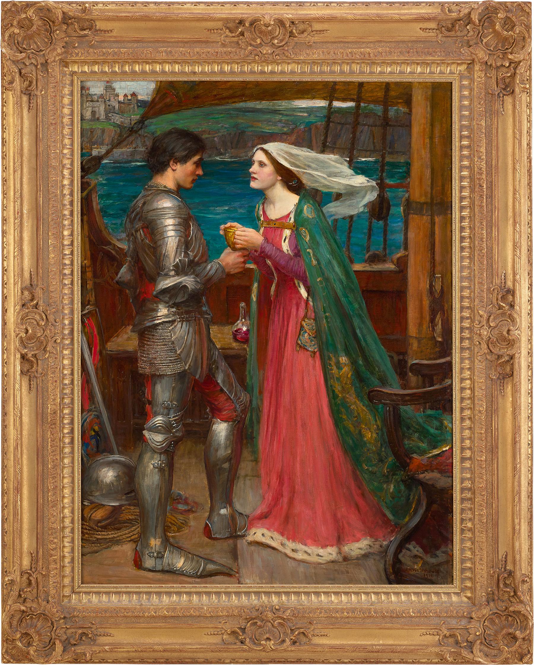 Tristram et Isolde de John William Waterhouse 1