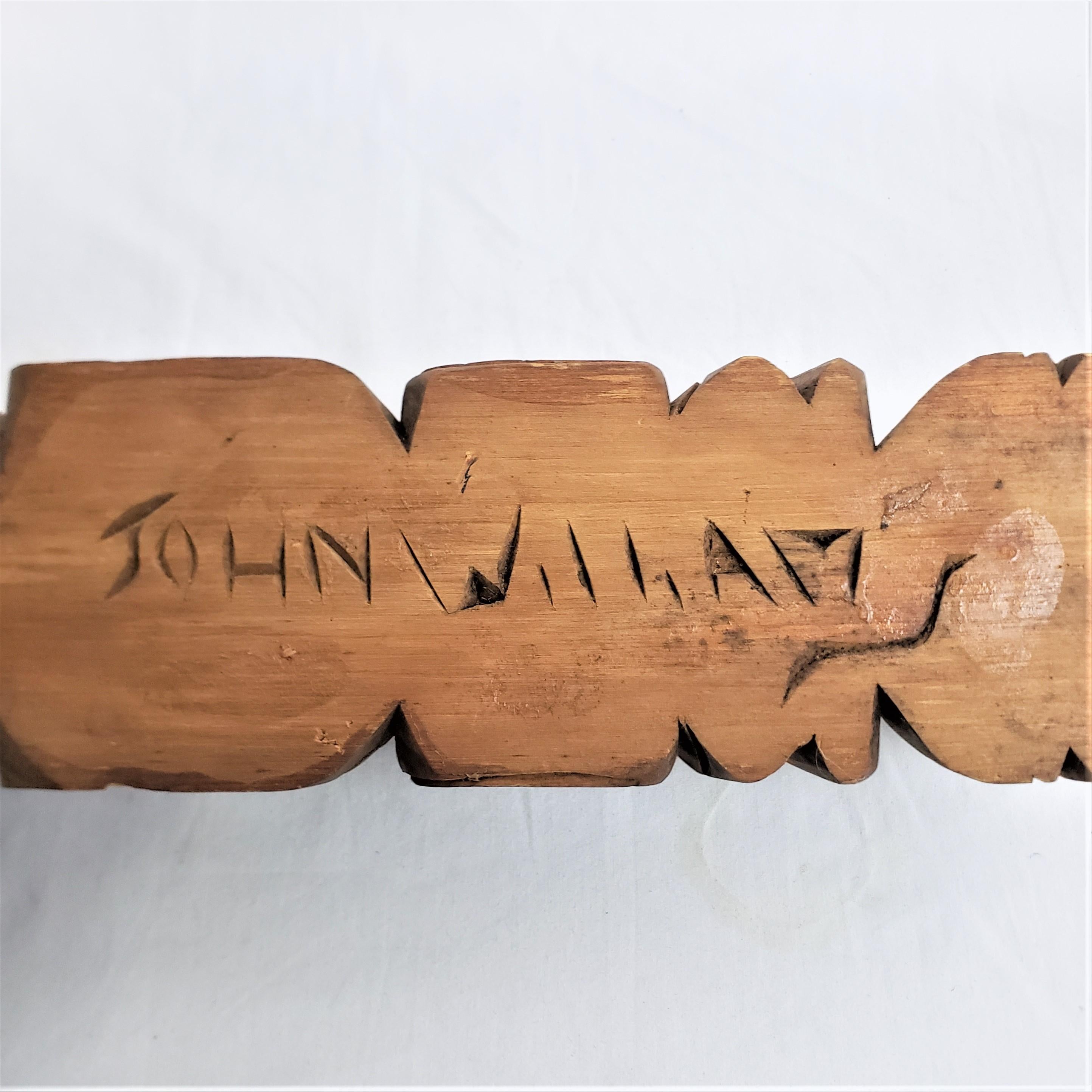 John Williams Signed Indigenous American West Coast Haida Styled Totem Pole For Sale 1