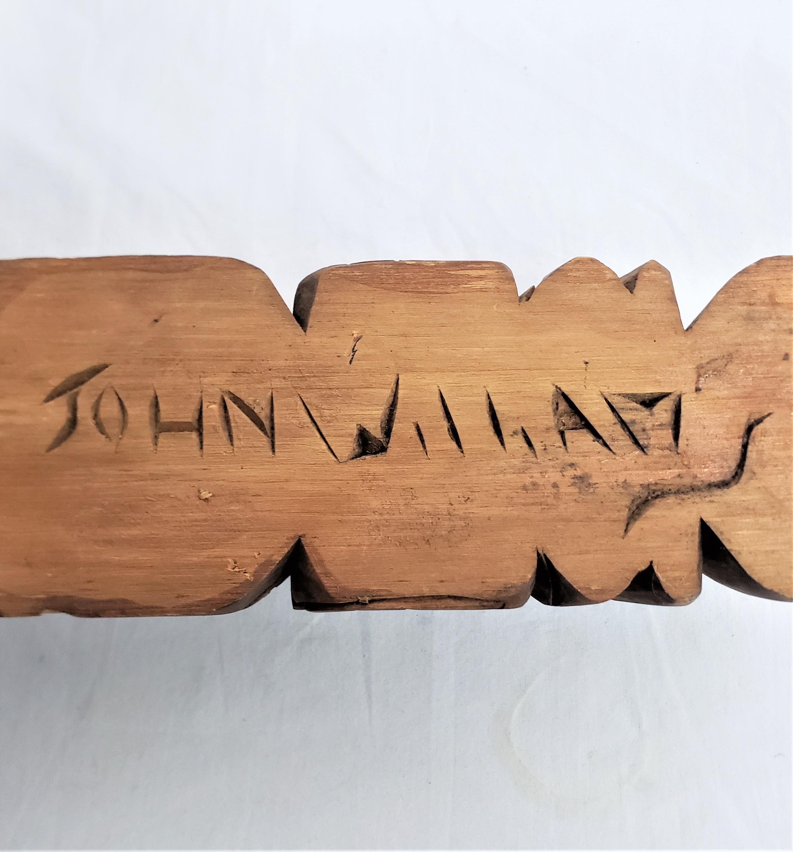 John Williams Signed Indigenous American West Coast Haida Styled Totem Pole For Sale 2