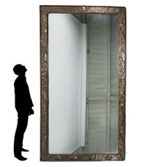 John Williams. The Guild of Handicraft. An enormous & exceptional copper mirror