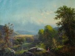 Antique "Dover Plains" John Williamson, Hudson River School Landscape, Upstate New York